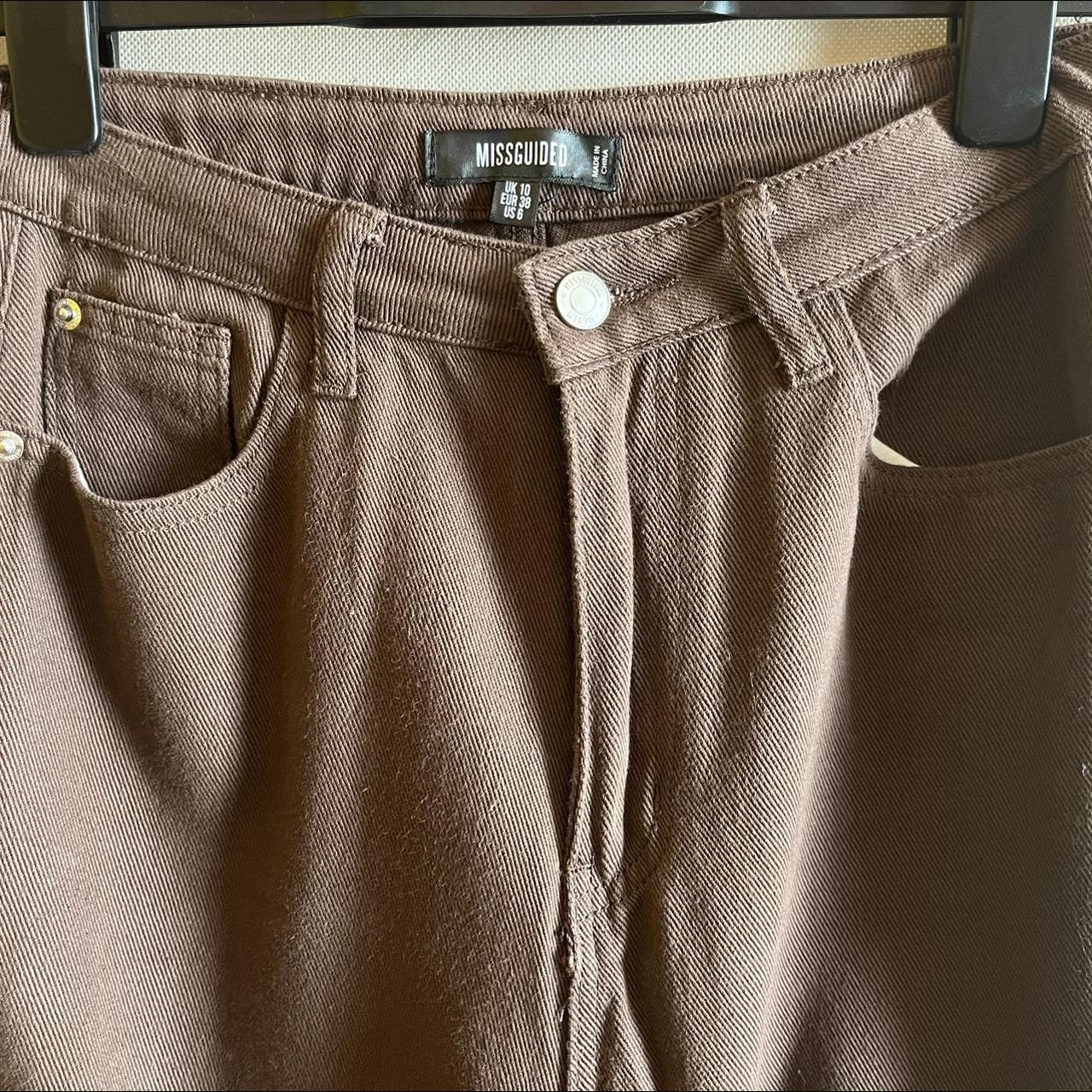 Missguided Women's Brown Jeans Depop
