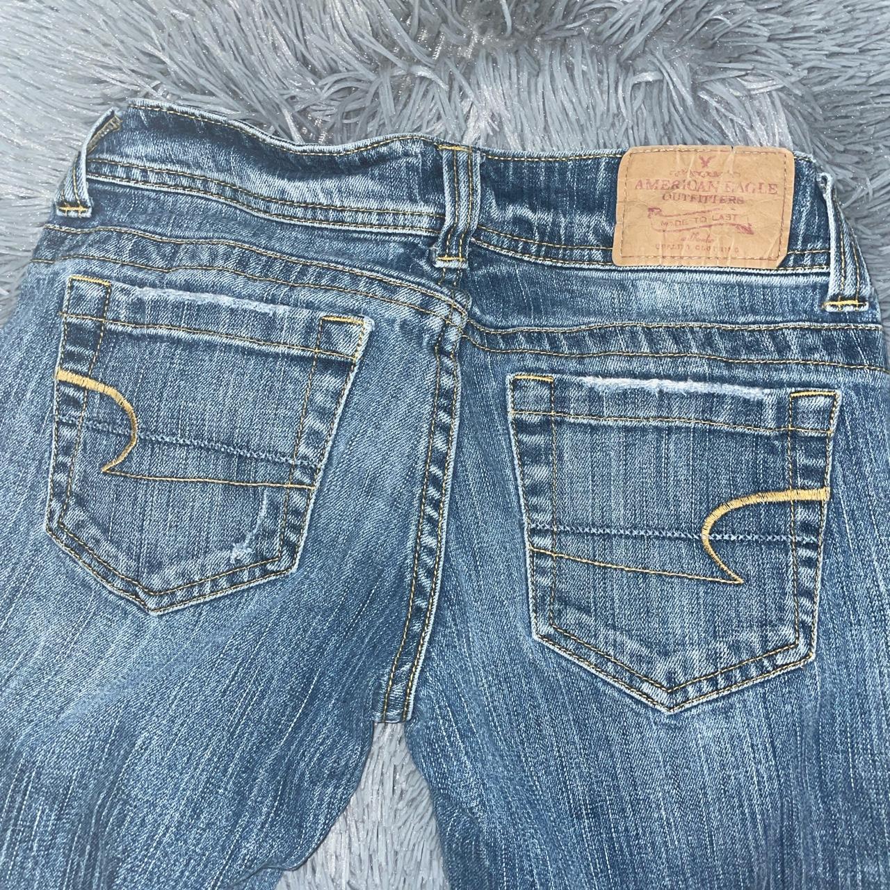 AMERICAN EAGLE LOW RISE BOOTCUT/FLARE JEANS / size... Depop