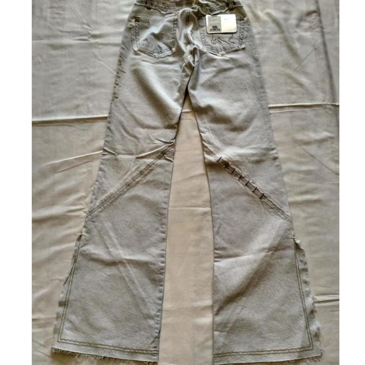 Vintage y2k Light jeans distressed. Made in Canada... - Depop