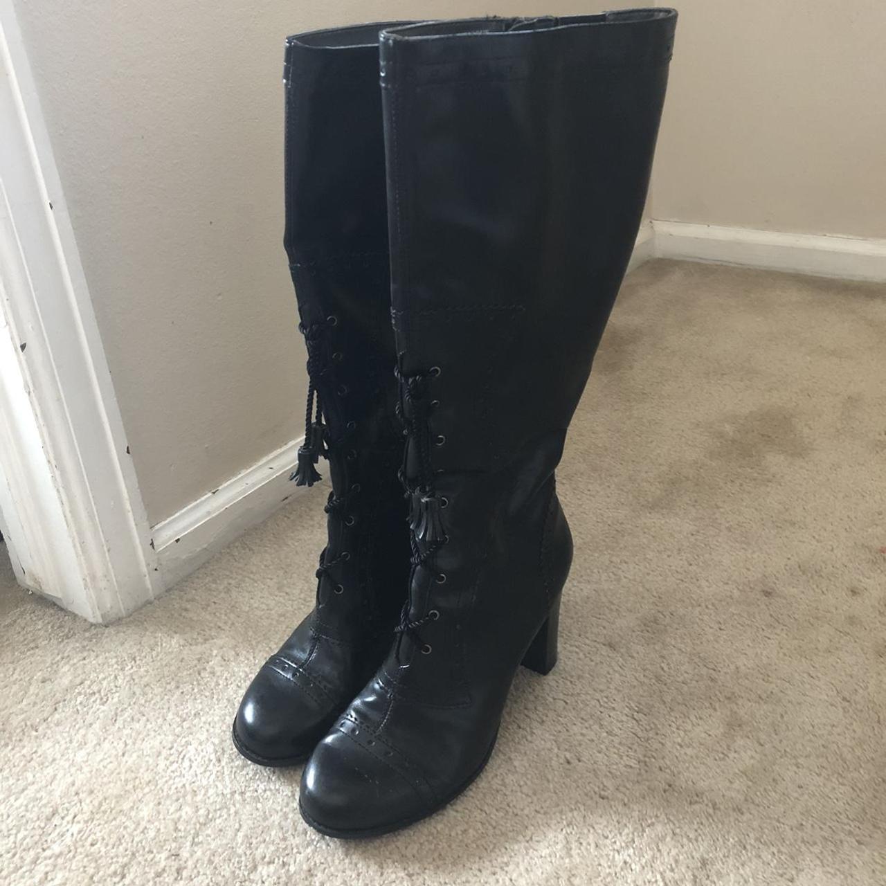 Mudd Clothing Women's Black Boots | Depop