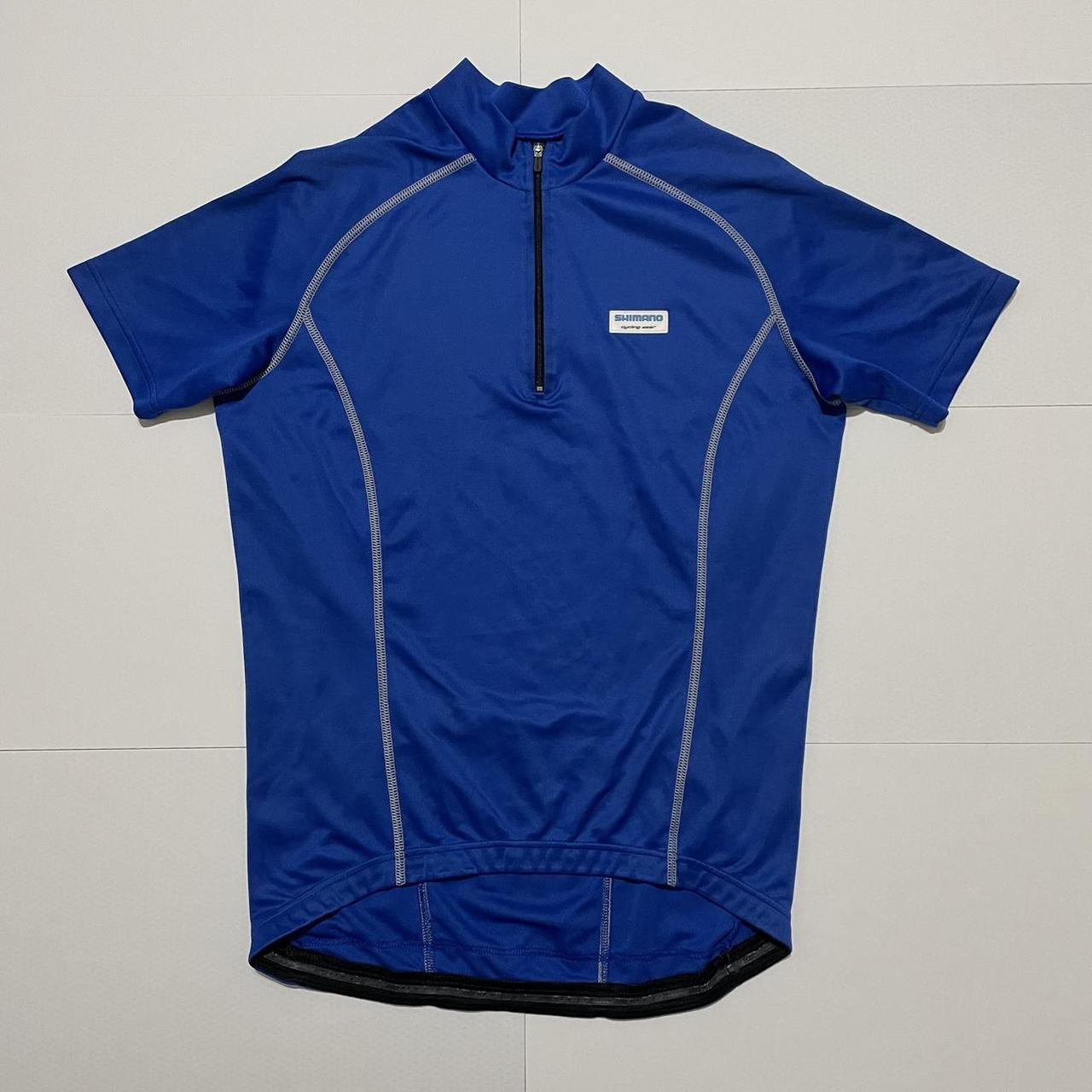 Shimano Cycling Bike Wear Jersey 1 2 Zip Men s Solid