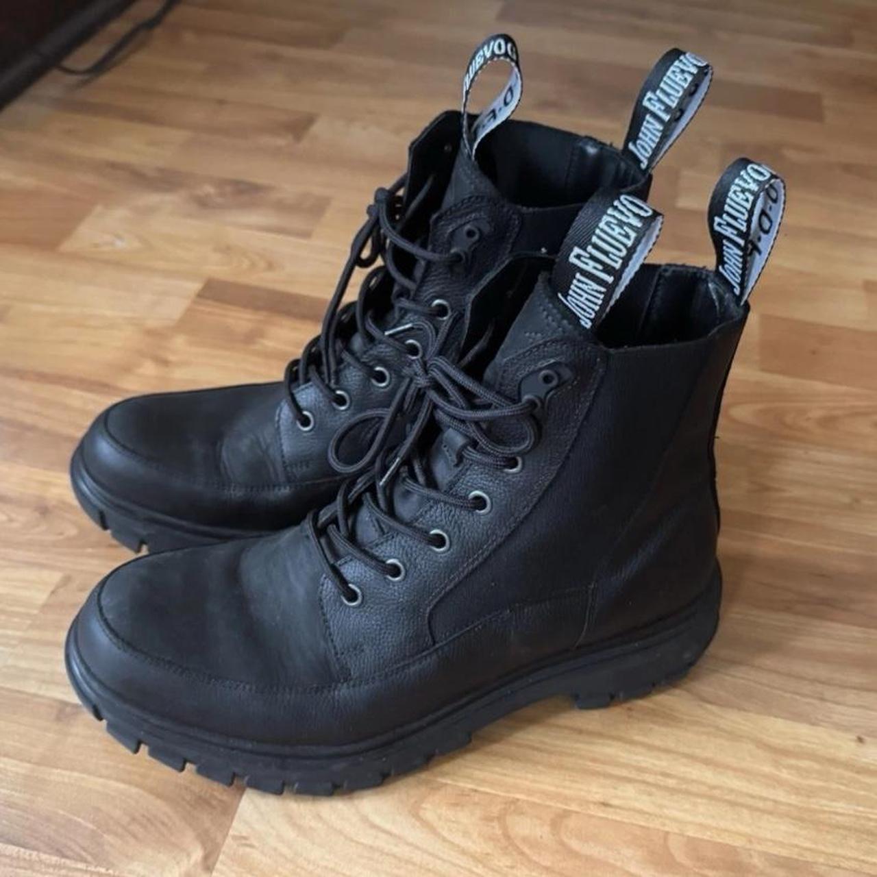 HOT Lace Up Fluevog Black Friday John Fluevog Leather Lace Up