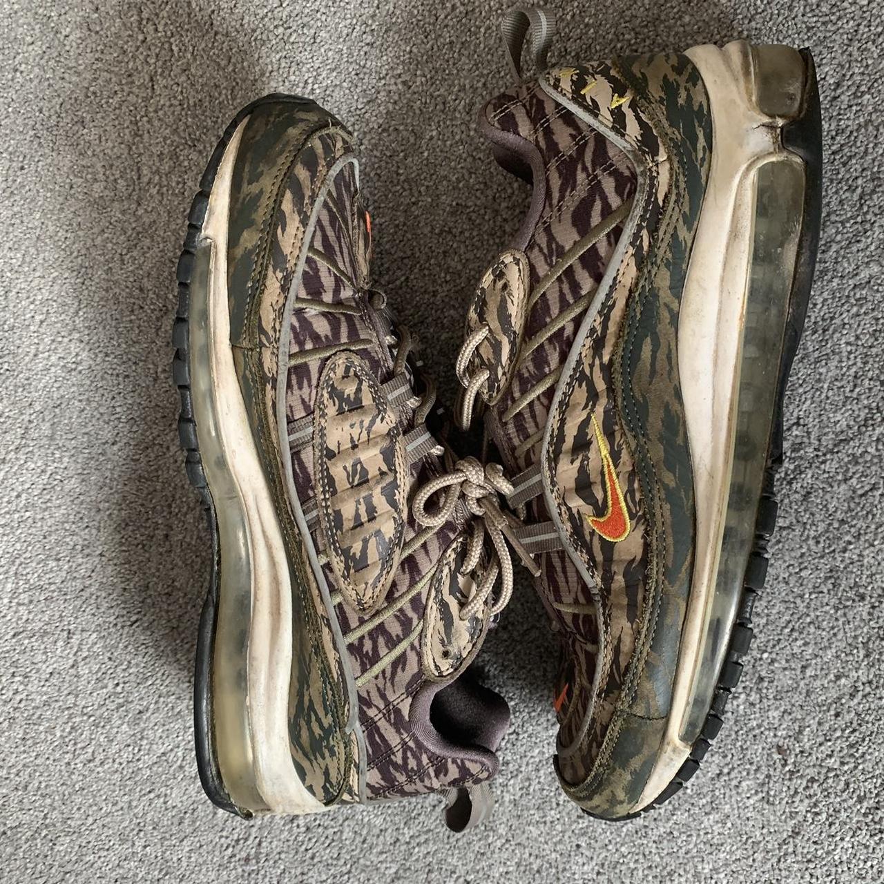 Air max 98 hot sale camo on feet