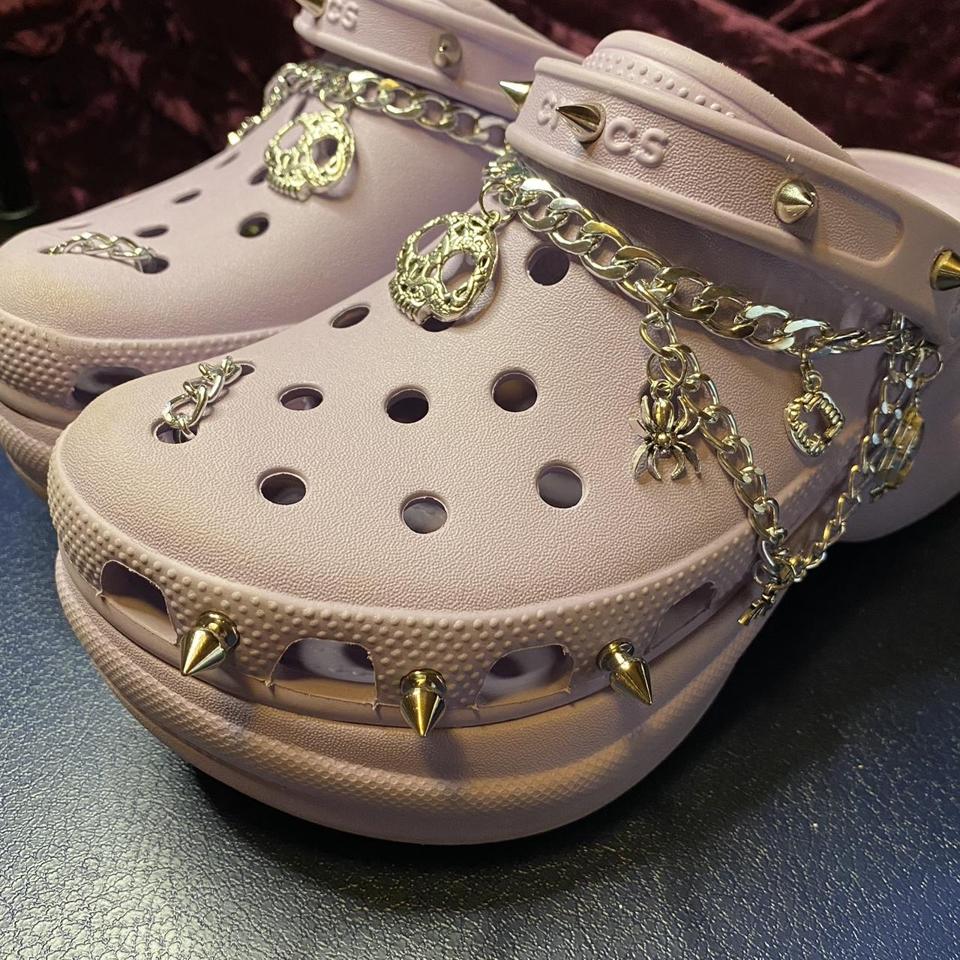 Goth Crocs (Original) There is another seller who is - Depop