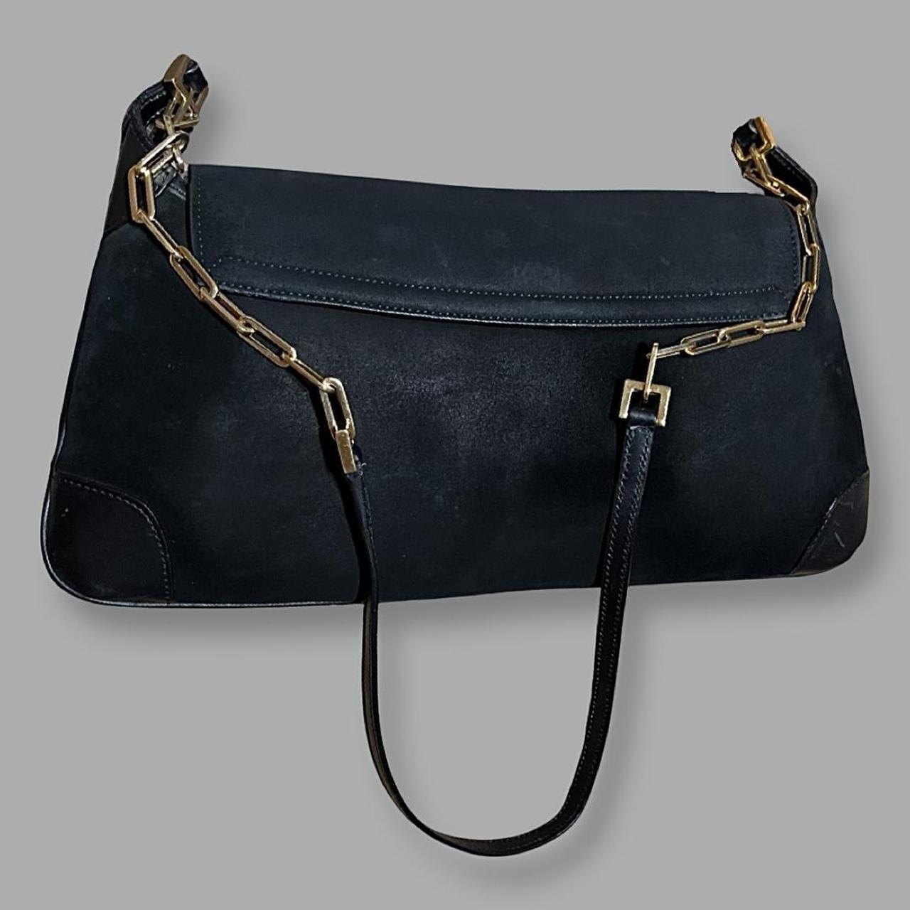 Runway Tom Ford for Gucci Lion Head Black Suede & | Depop