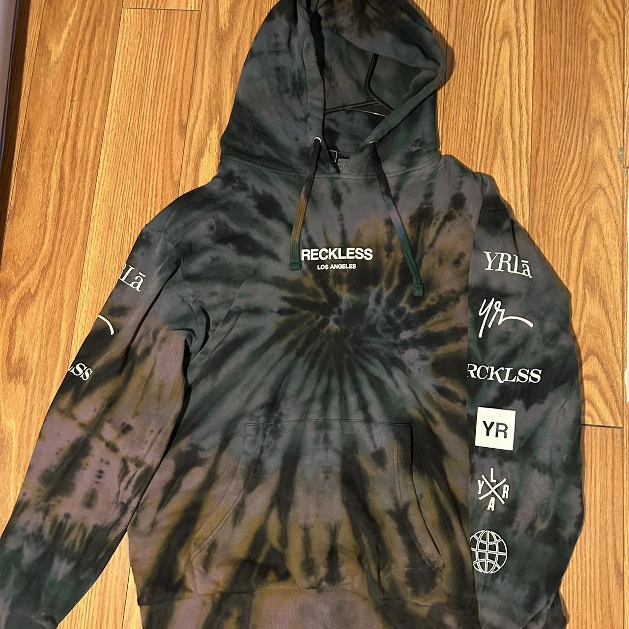 Reckless tie dye hoodie online