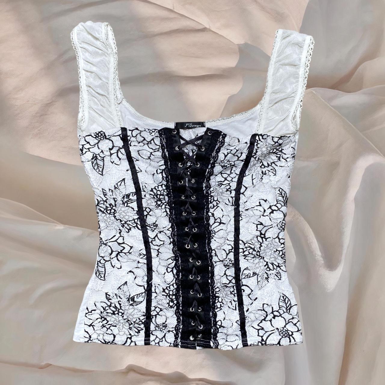 PERFECT CORSET NYC BLACK MUSE CORSET XS NWT ⋅˚₊‧ ୨୧ - Depop