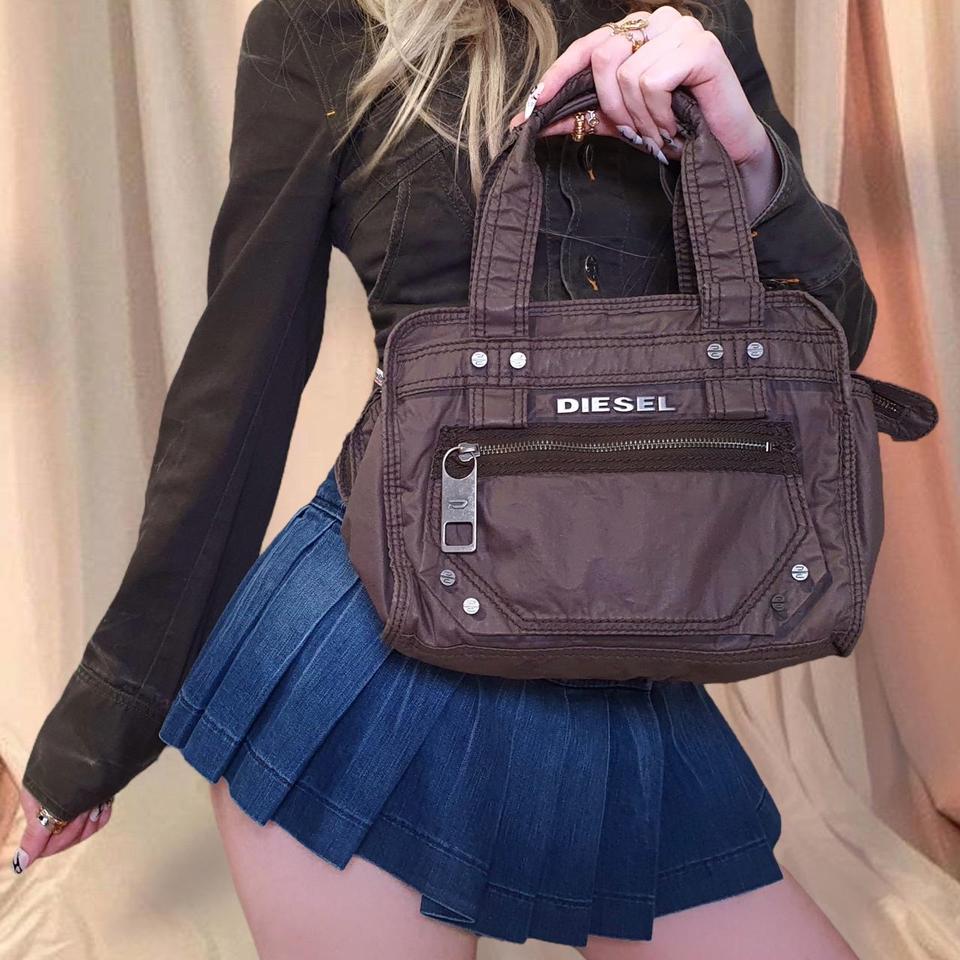 archive diesel grunge boston bag black-