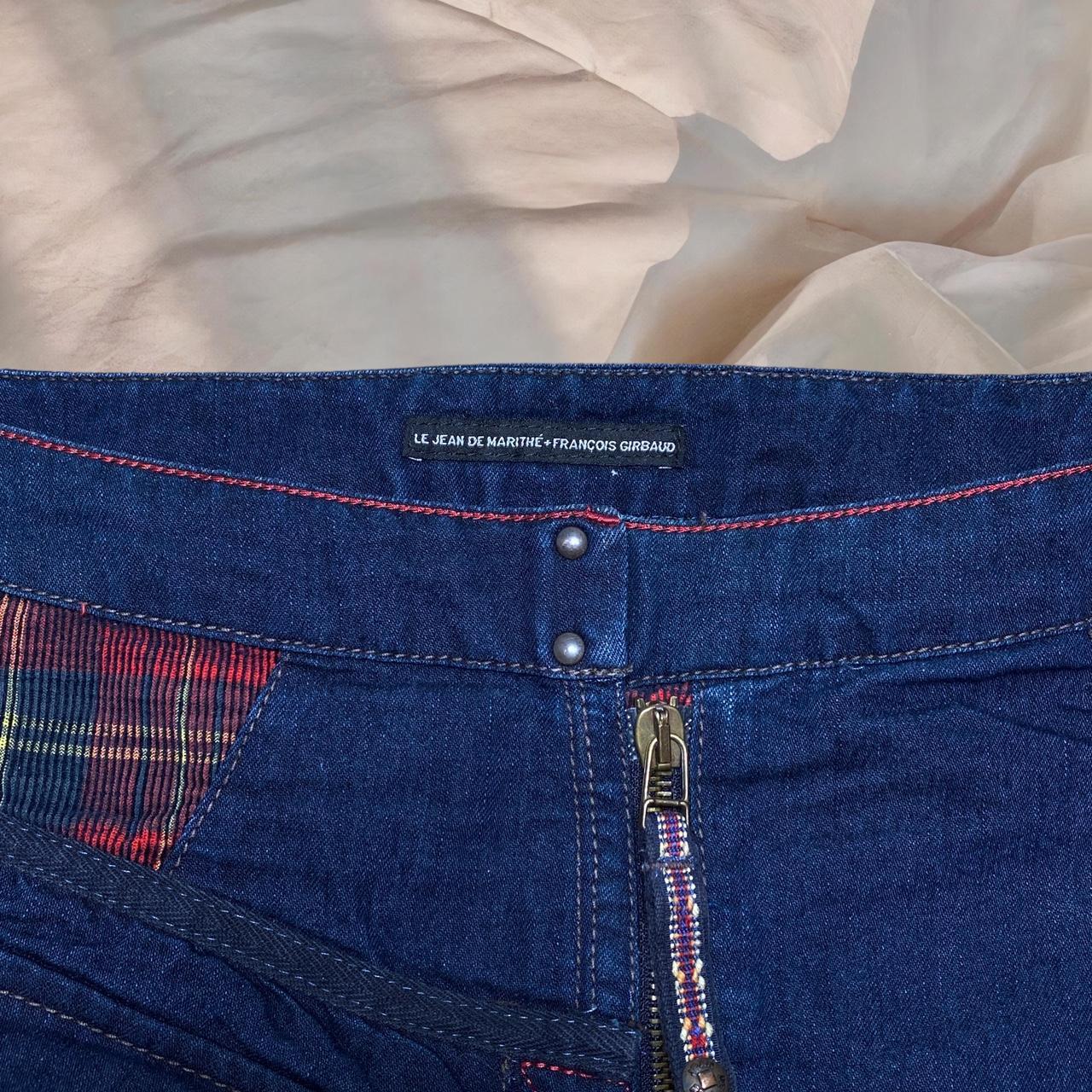 Marithé + François Girbaud Gorpcore Denim Tartan... - Depop