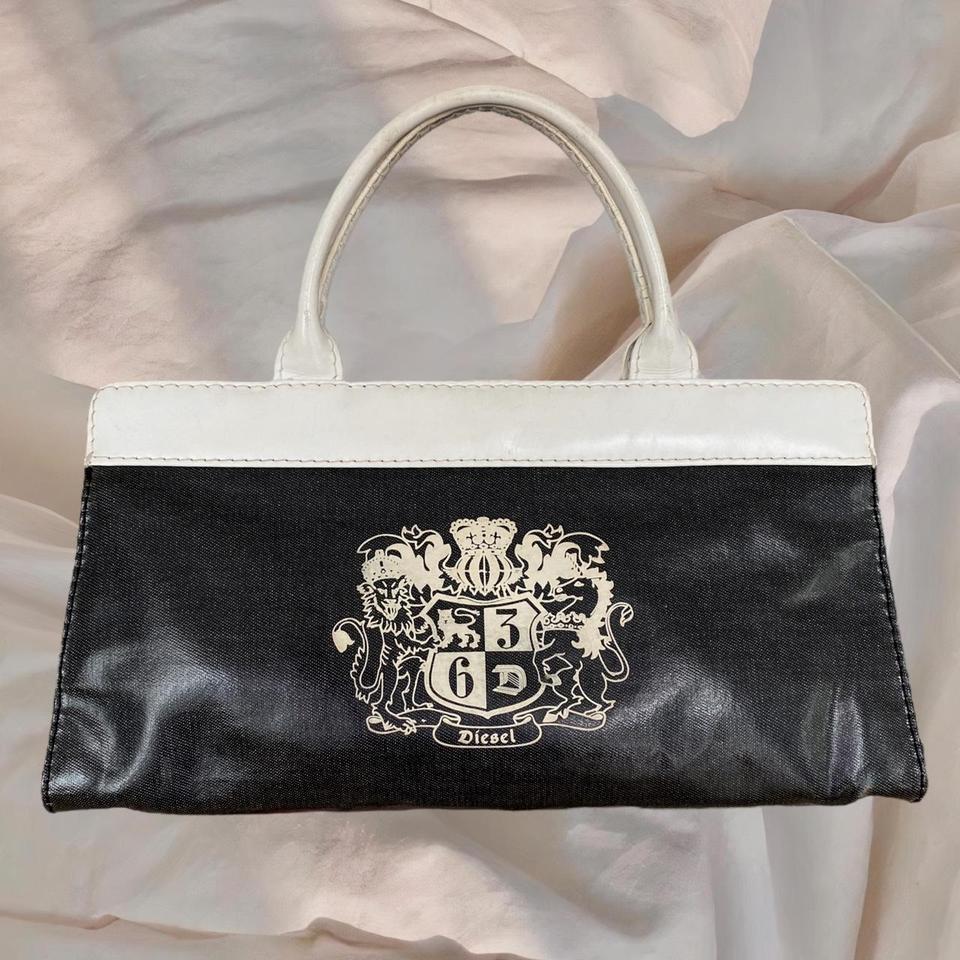 Diesel Archive Black White B&W Purse Mini Shoulder... - Depop