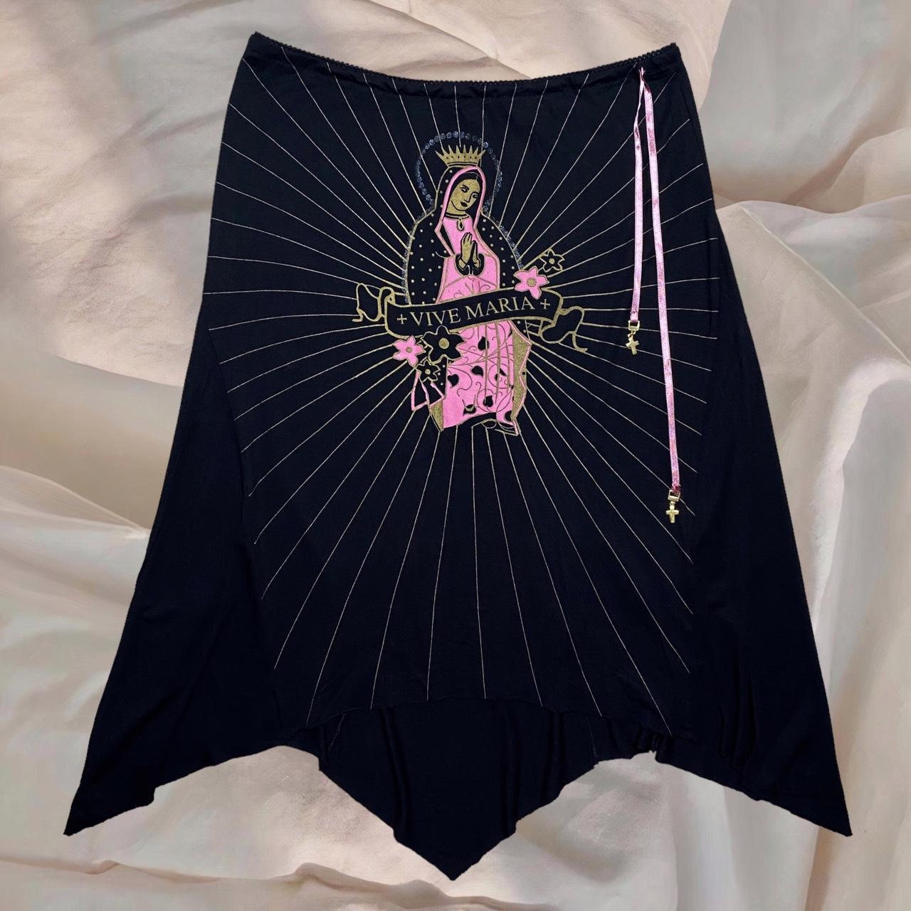 Vive Maria Asymmetrical Midi Skirt Religious... Depop