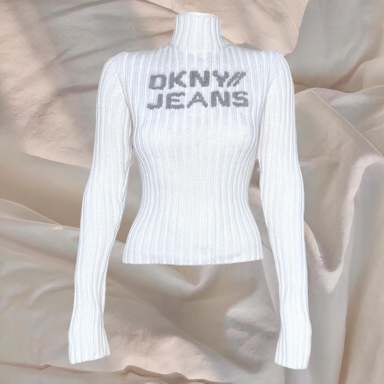 Dkny white sweater sale