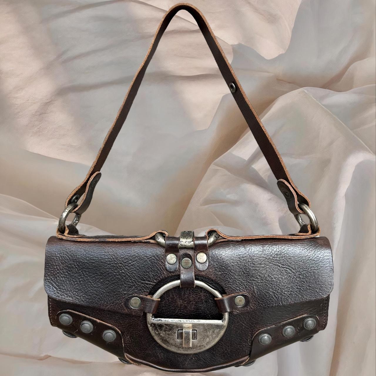 Diesel Rubens Brown Khaki Leather Shoulder Mini | Depop