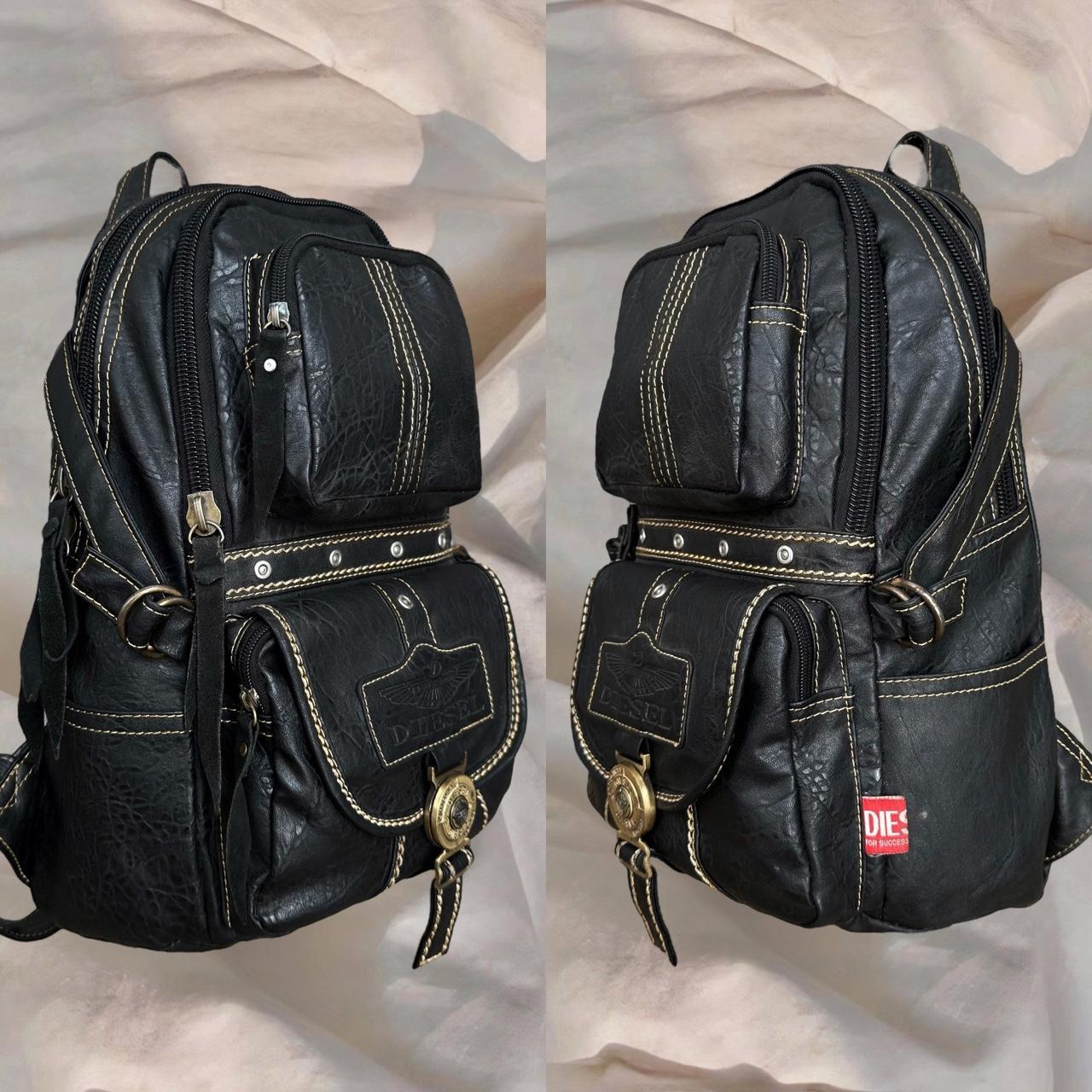 バッグ archive 90s diesel decoration leather archive 90s diesel decoration leather Diesel Archive Black Leather