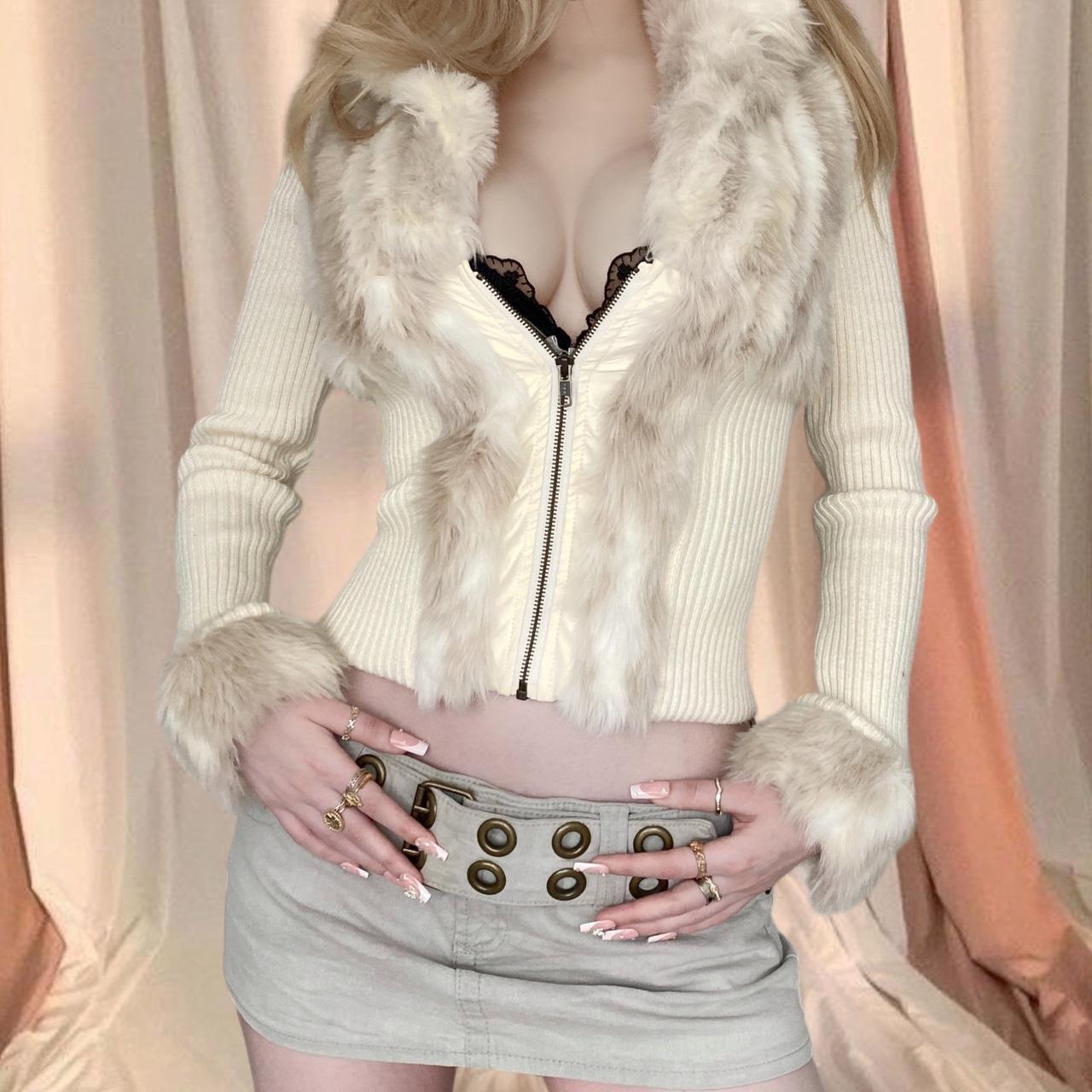 ジャケット・アウター fuga rare fur jacket 00s archive Fuga Rare Fur Jacket 00S Archive Unisex Winter Coat Used | eBay