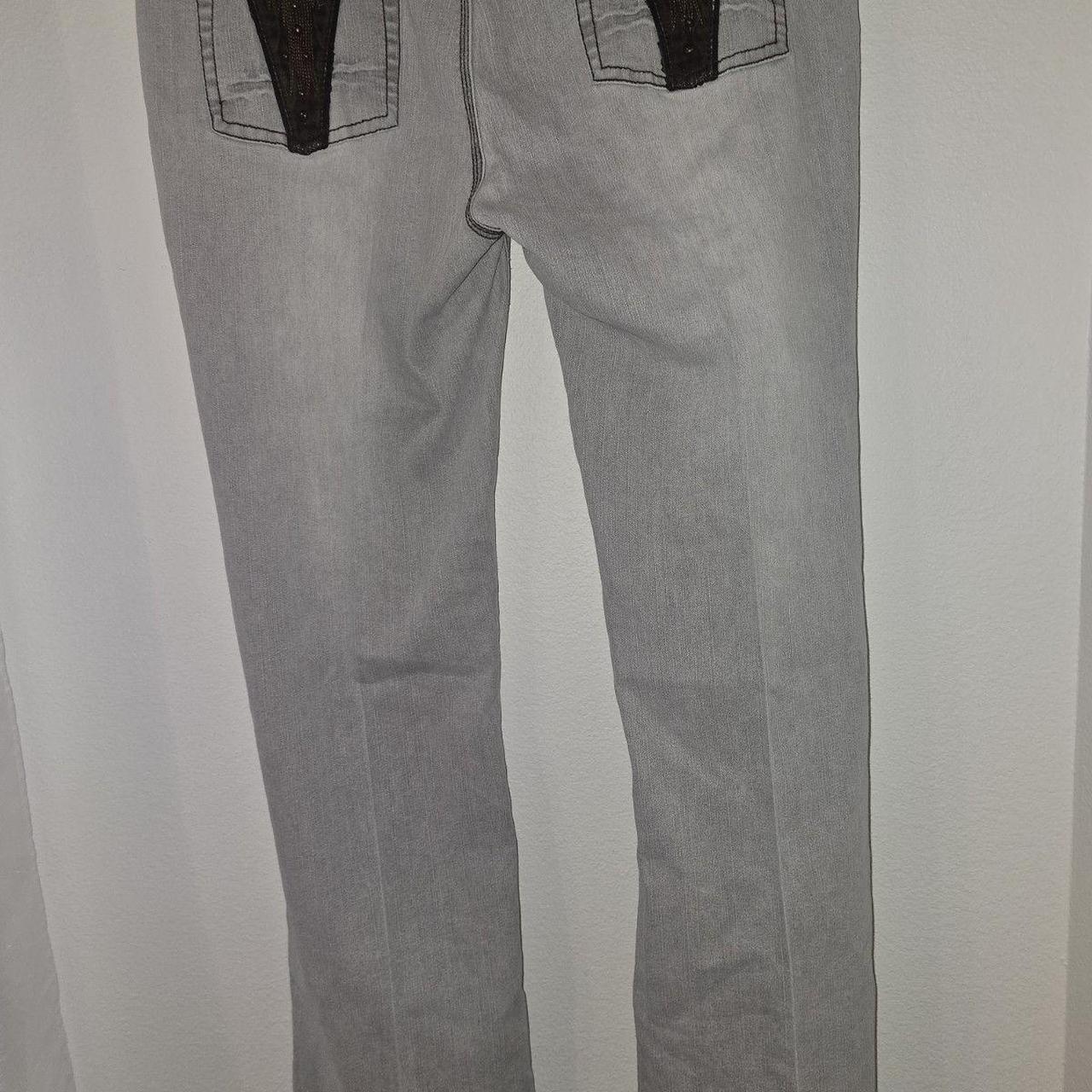 Source Unknown Women's Bootcut Embellished Jeans … - image 3