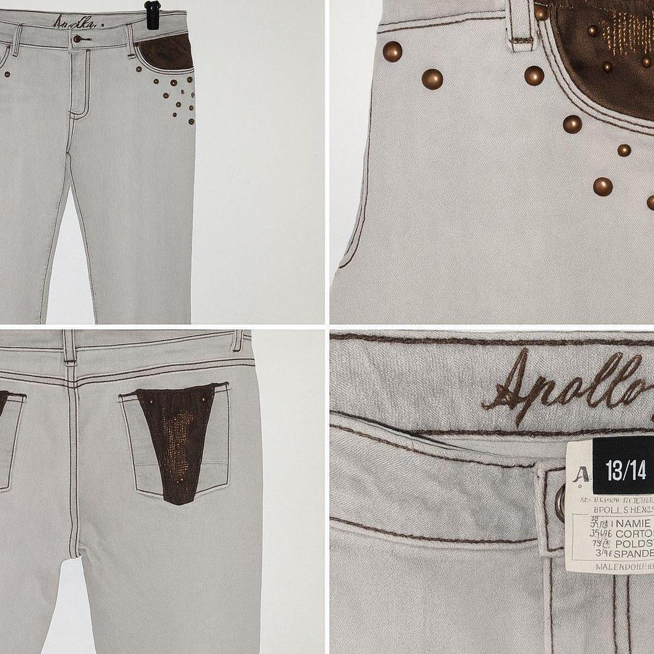 Source Unknown Women's Bootcut Embellished Jeans … - image 1