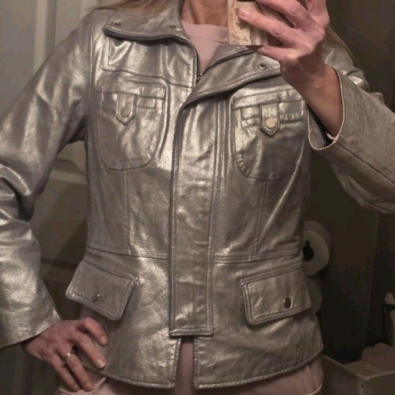 Source Unknown Women's Bomber Jacket - Silver - S… - image 8