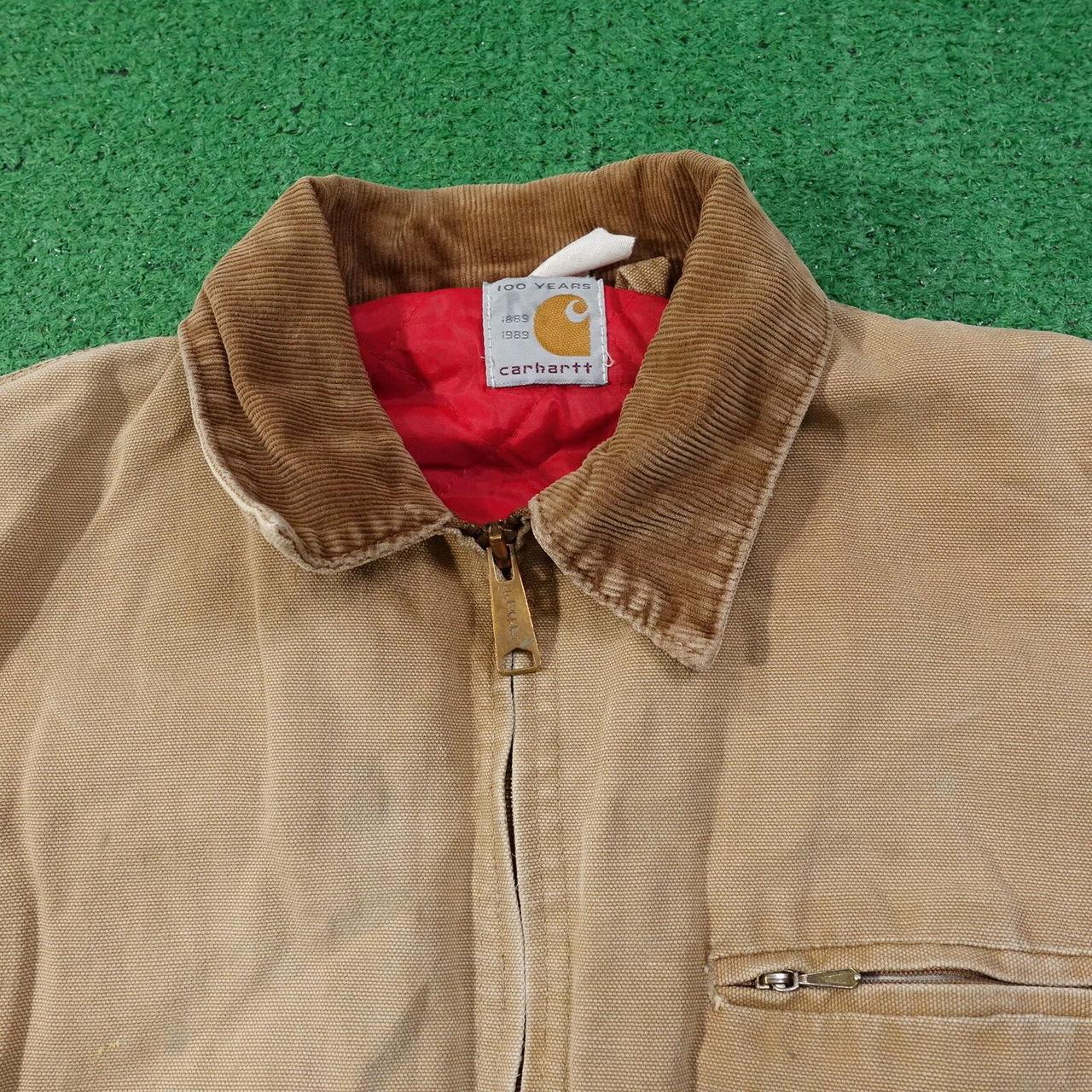 VINTAGE CARHARTT 100 YEARS ANNIVERSARY QUILTED LINE... - Depop