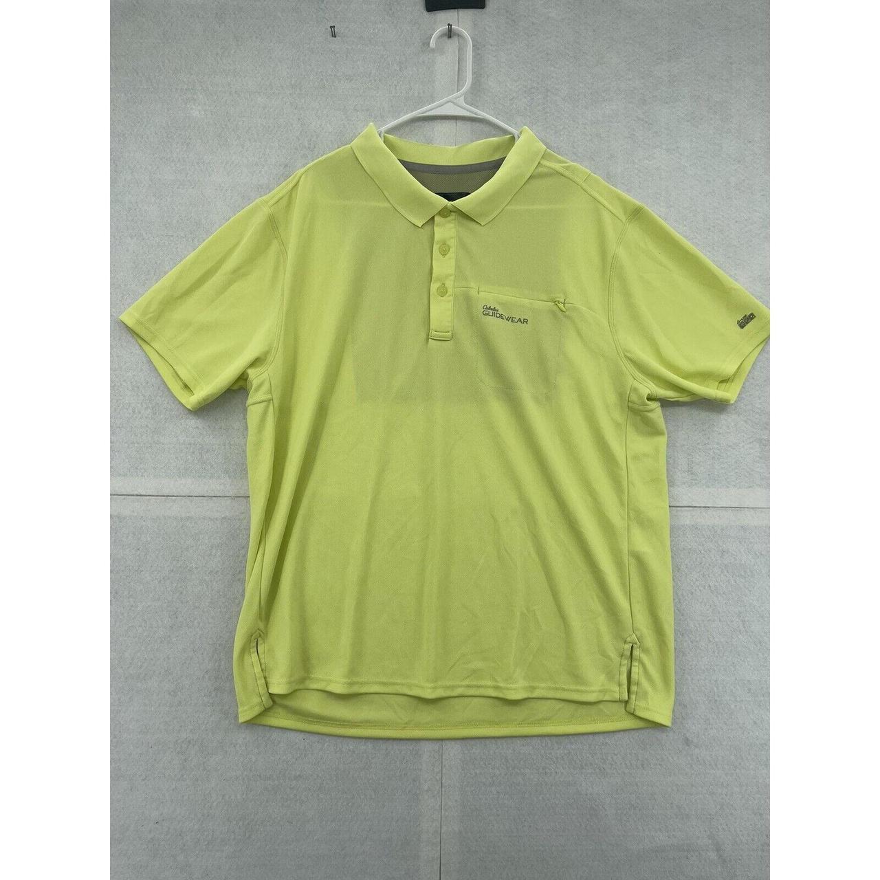 Cabela's Guidewear Polo Shirt Adult Large Yellow... - Depop