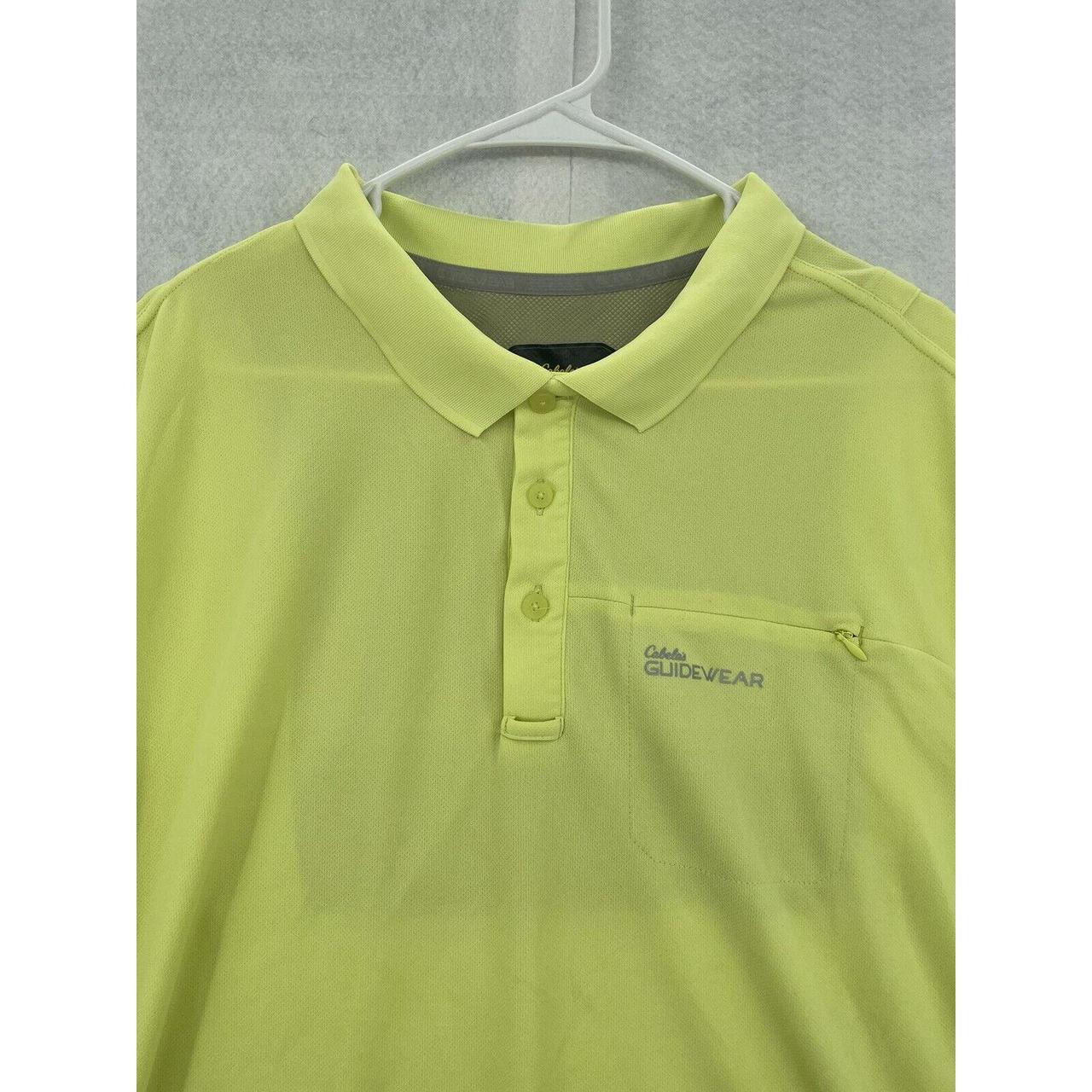 Cabela's Guidewear Polo Shirt Adult Large Yellow... - Depop