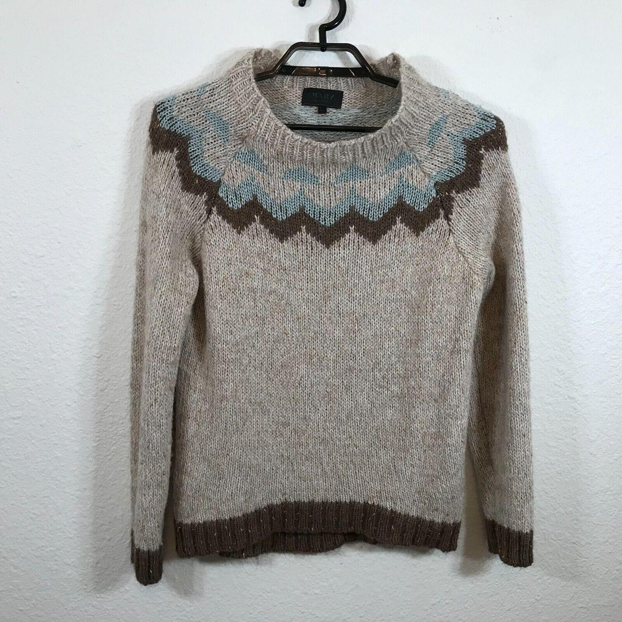 Mary Made in Italy Sweater Size L Multicolor... - Depop