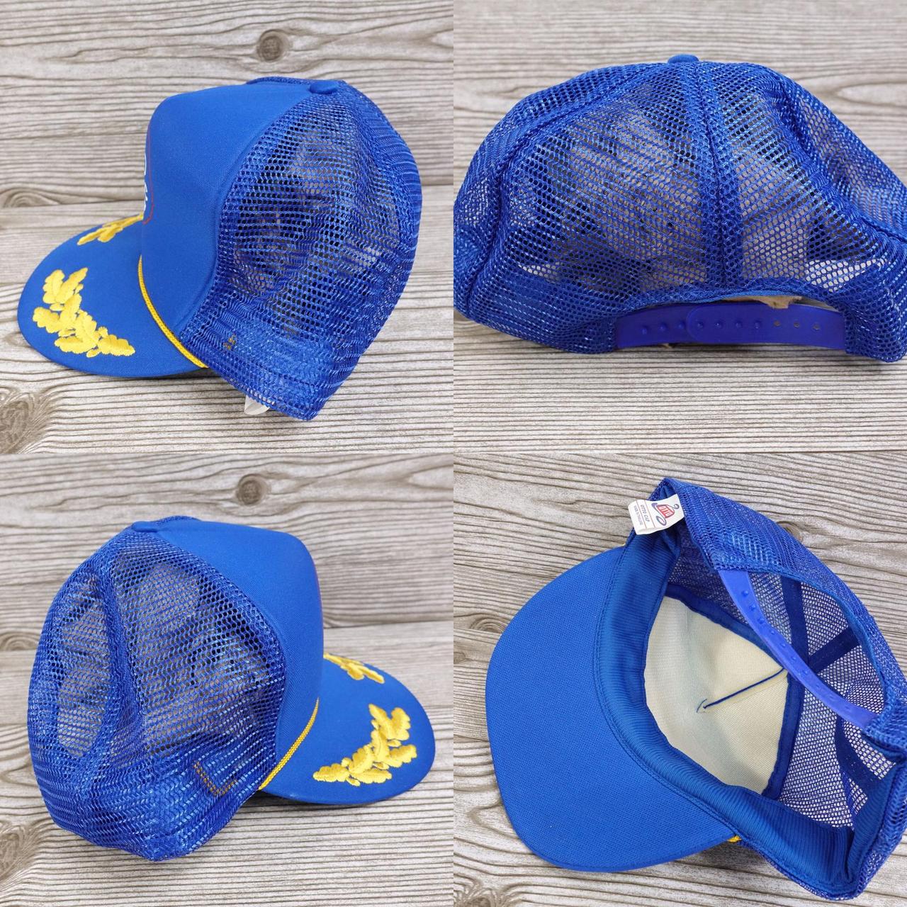 Lotto Men's Gold and Blue Hat (4)