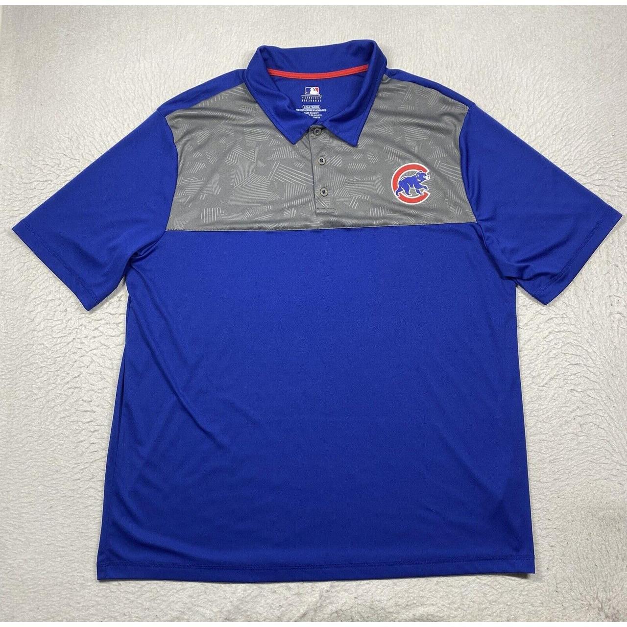 MLB Chicago Cubs Men's Polo T-Shirt - S