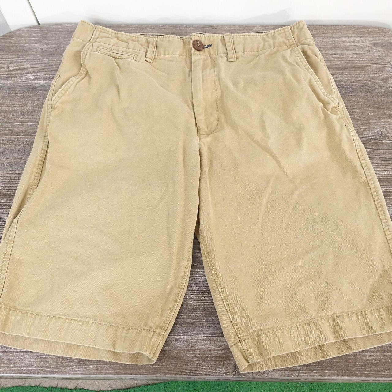 american eagle longboard khaki shorts