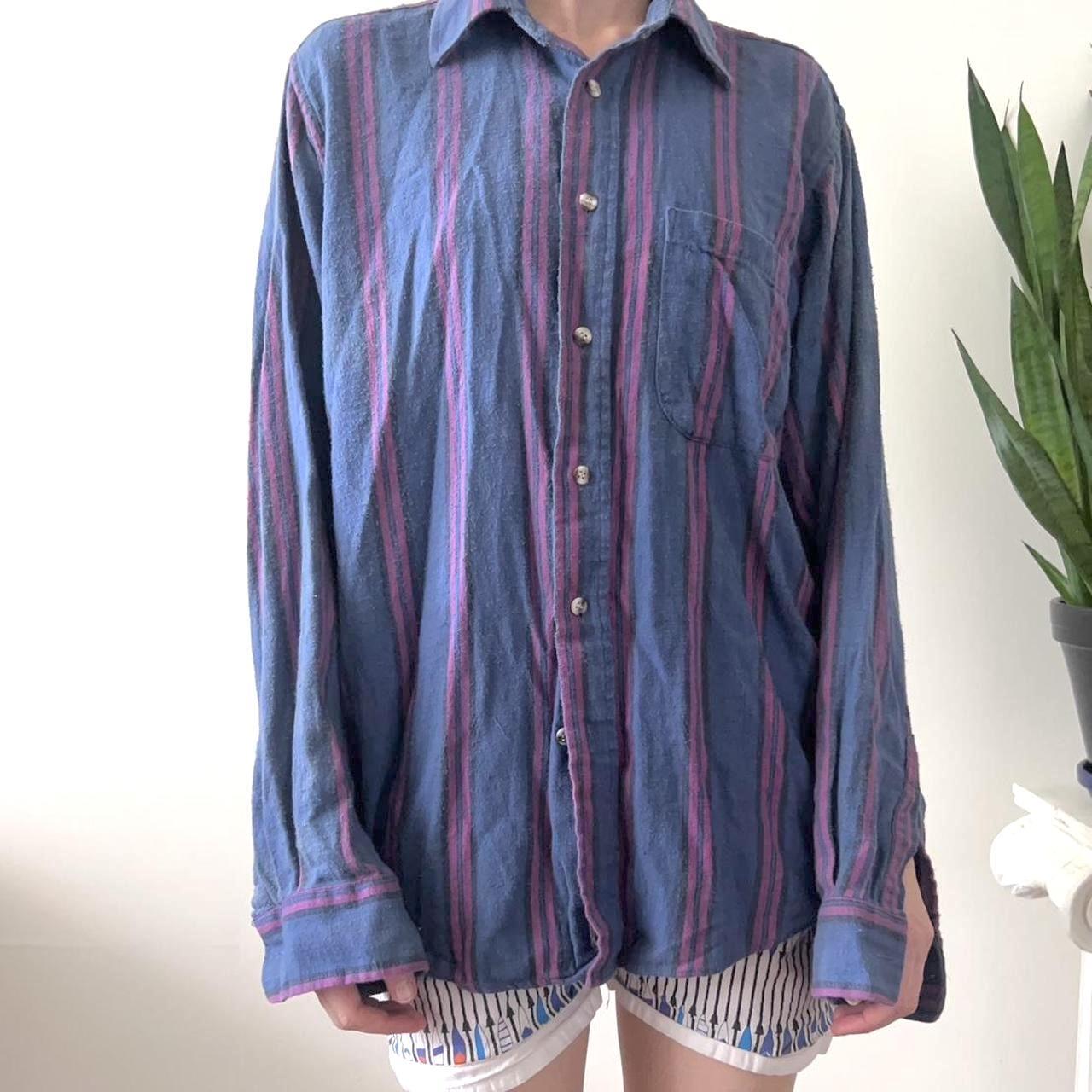 Women's Blouse - Blue/Multi - M – Basic Options M… - image 1