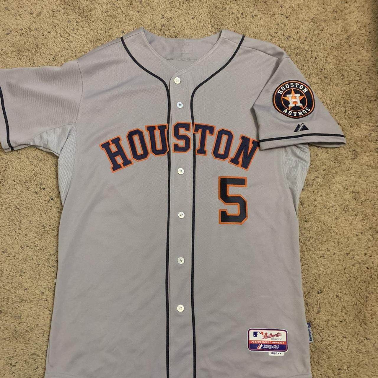 Vintage Houston Astros Baseball Majestic Jersey Size - Depop