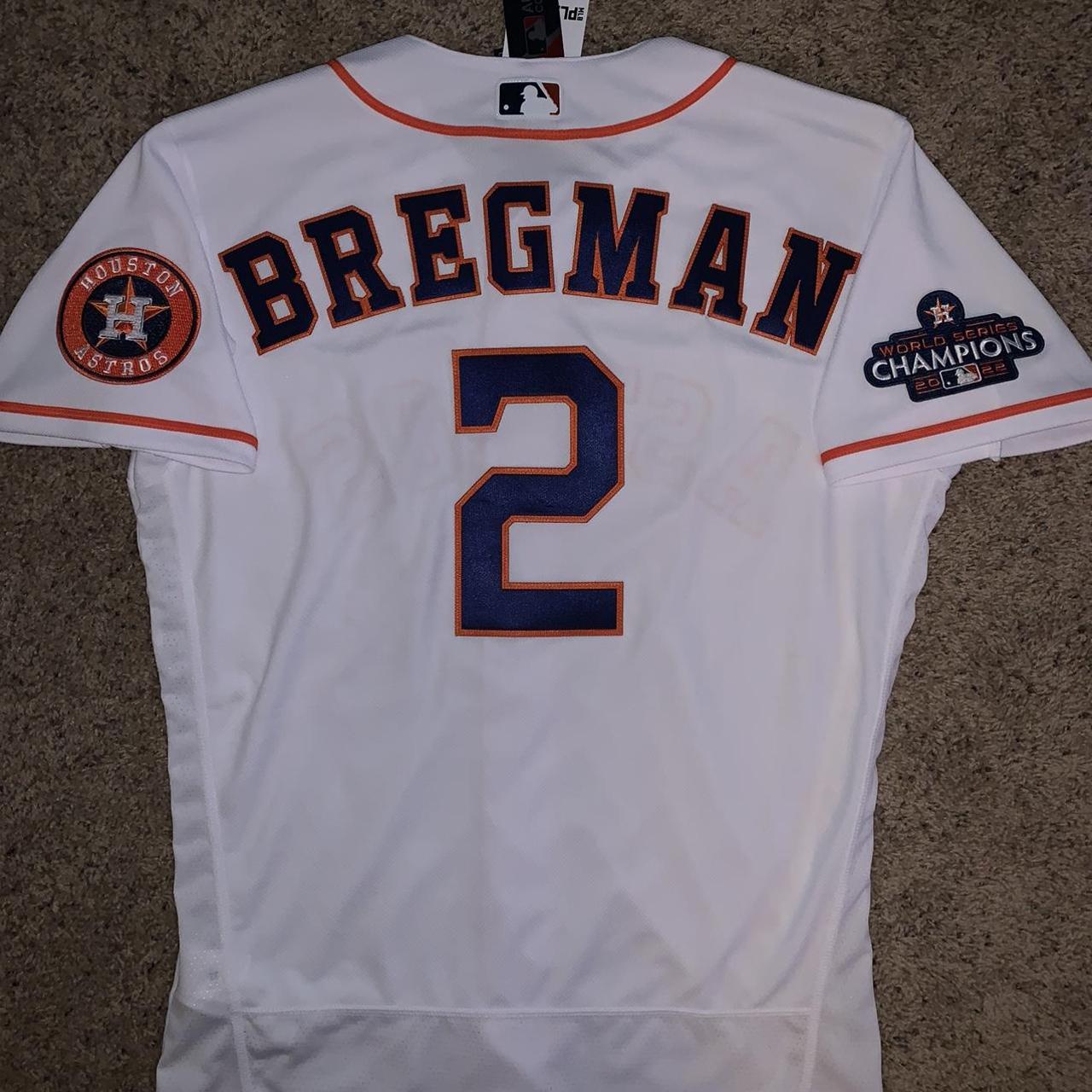 Vintage Astros Alex Bregman Jersey XXL PRE OWNED - Depop
