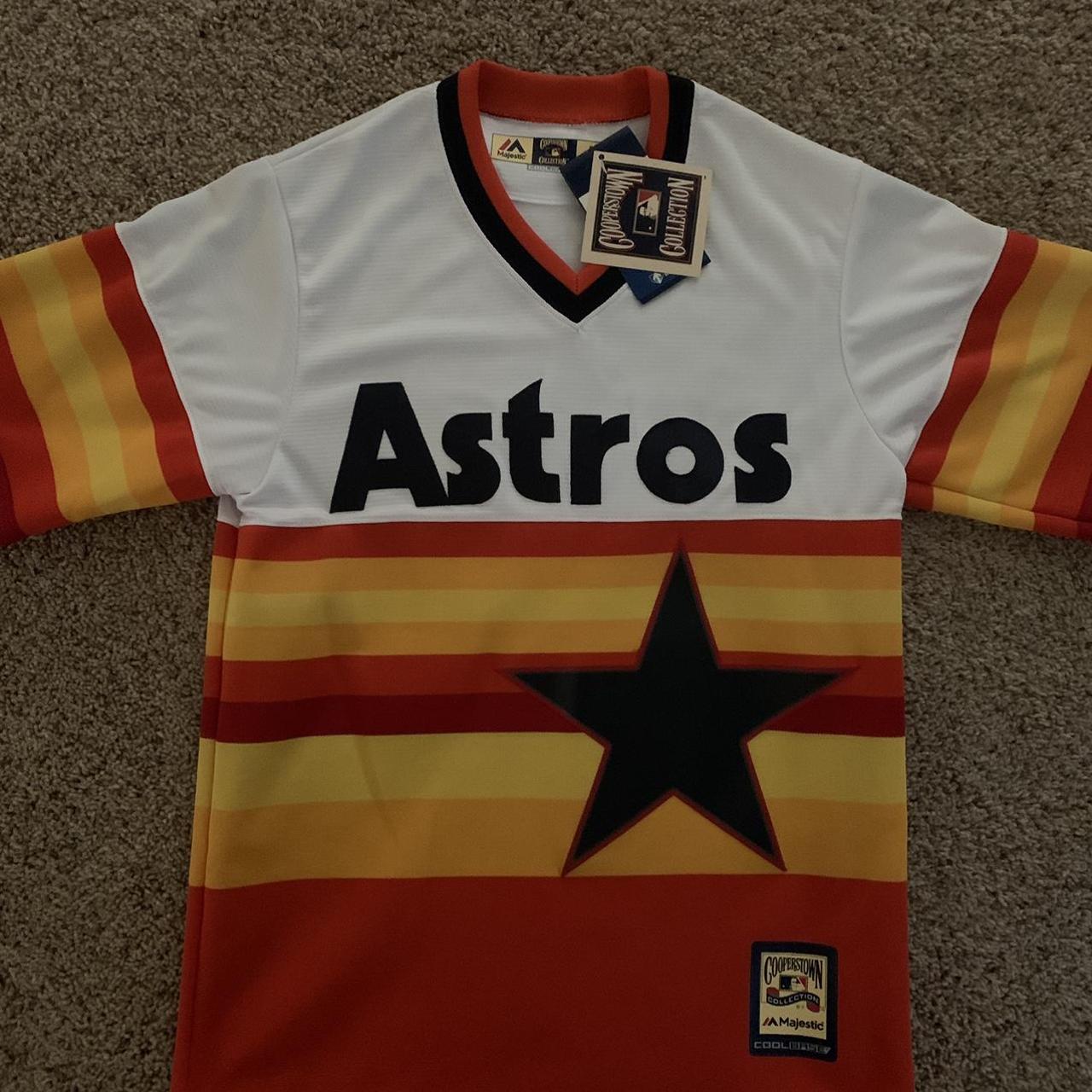 Houston Astros Rainbow Vintage Jersey Size - Men's - Depop