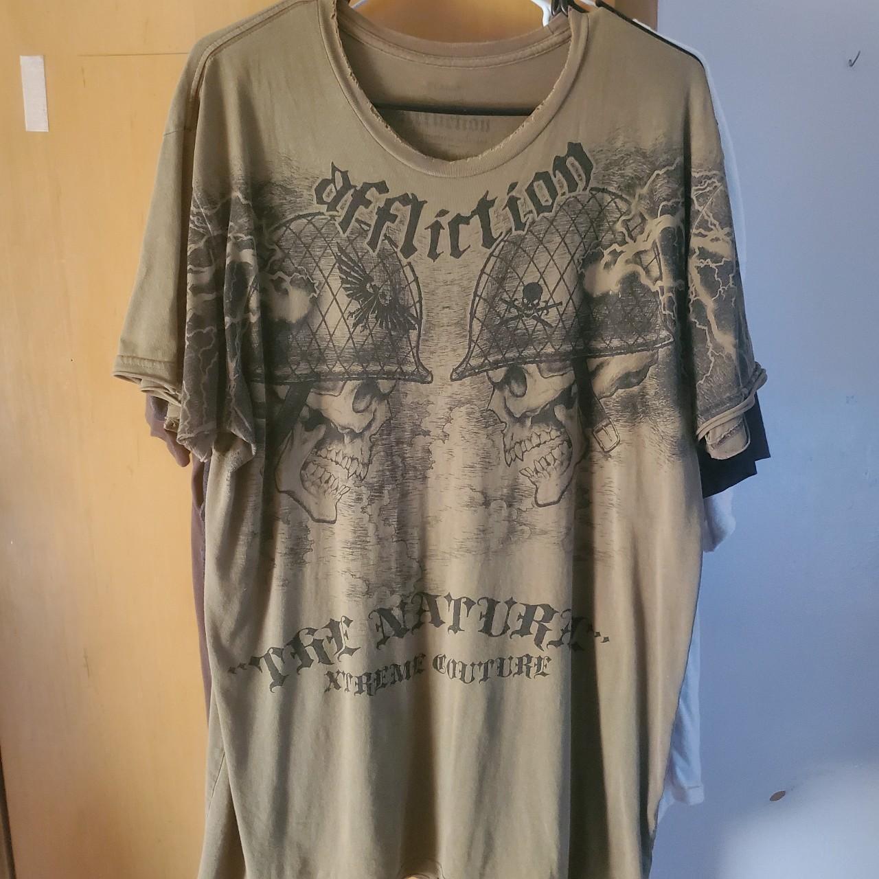 Affliction shirt XL #affliction #hauntedmound... - Depop