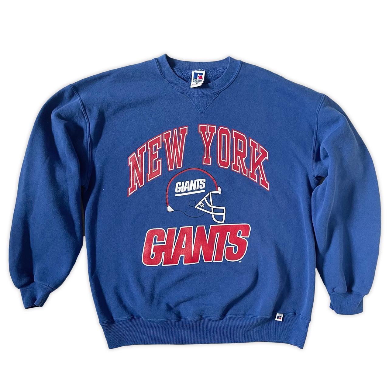 Vintage New York Giants NFL Sweatshirt Men's S fit - Depop