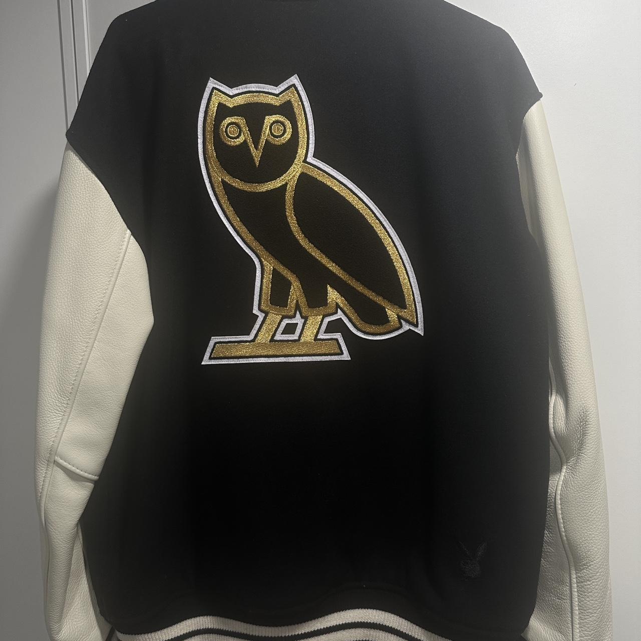 October's Very Own OVO Owls Baseball Varsity Jacket - Depop