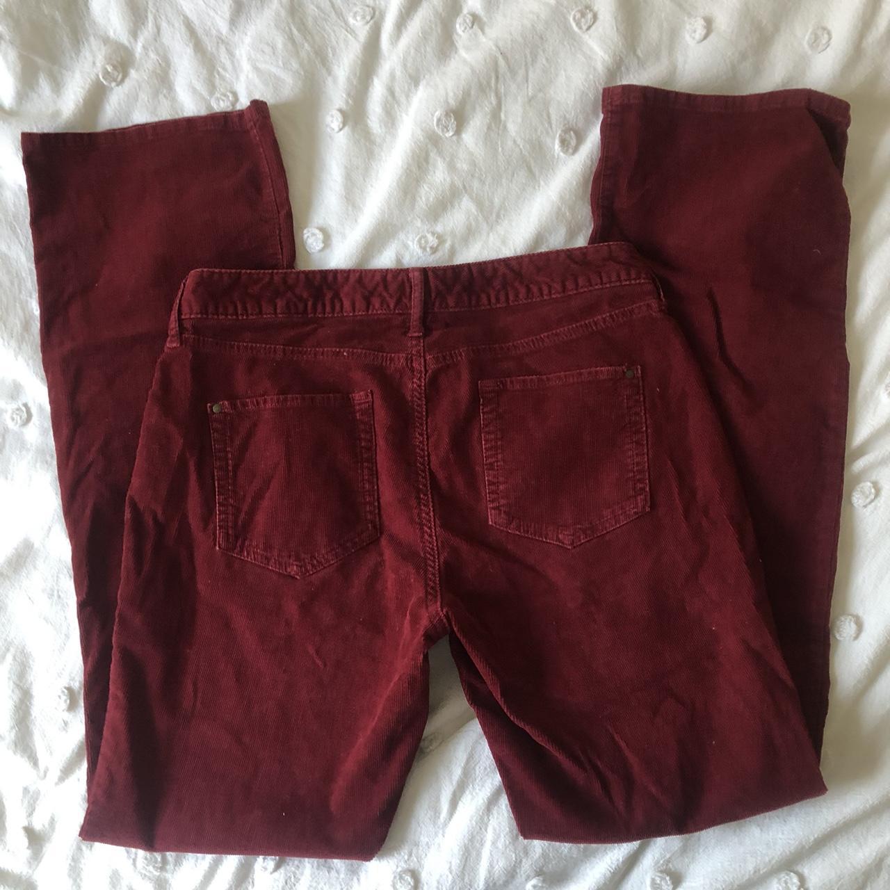 the most beautiful red corduroy flares!! i... - Depop