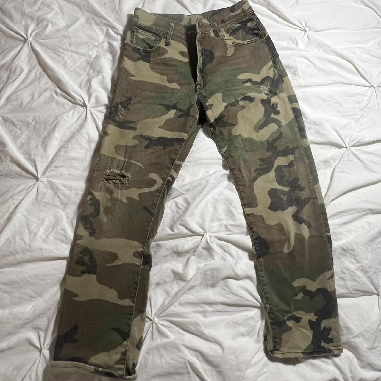 R13 Camo denim Jeans - Depop