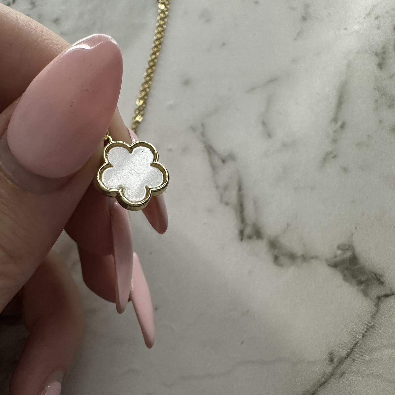 fake van cleef bracelet and necklace set Depop