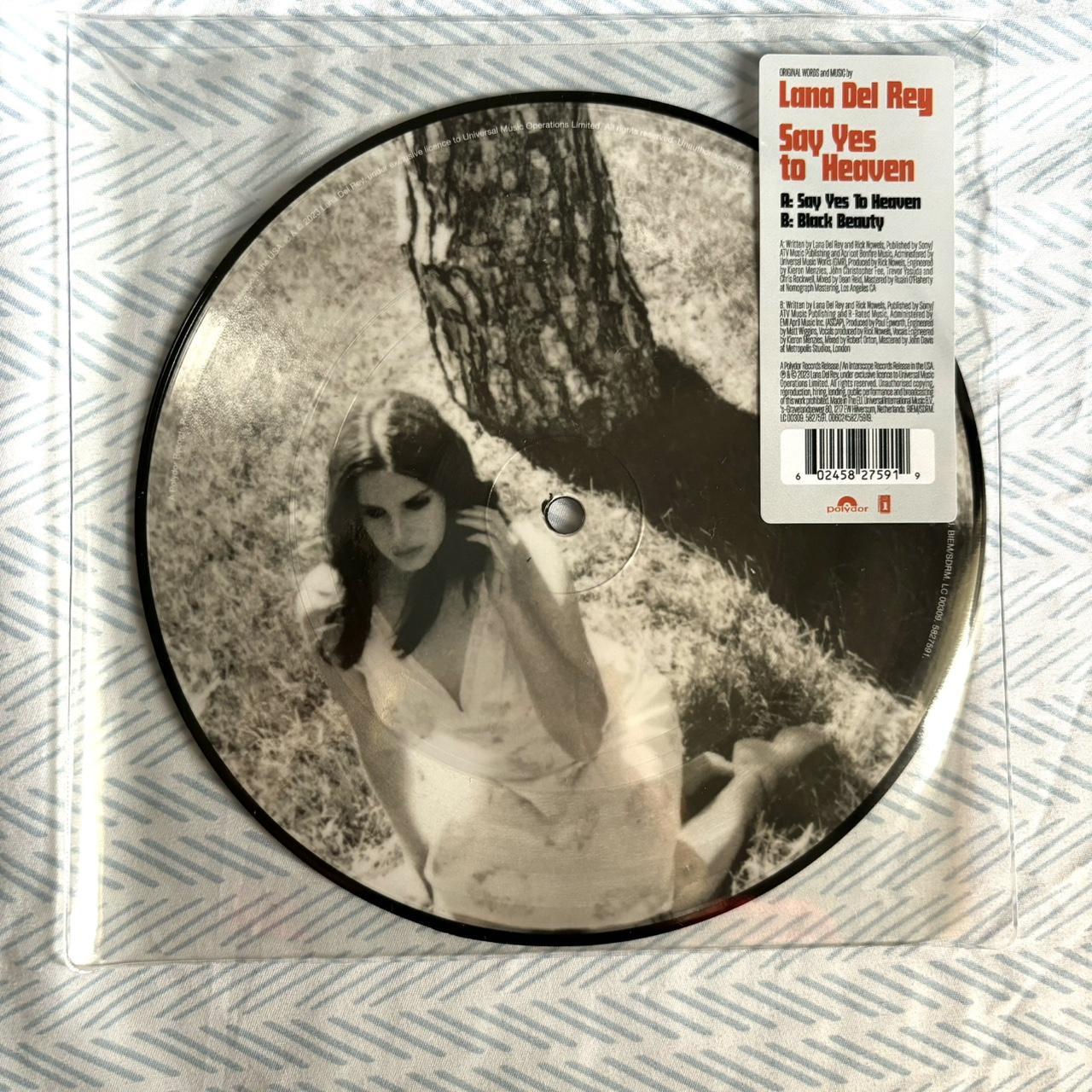 Lana Del Rey - Say Yes To Heaven 7 Vinyl Picture Disc