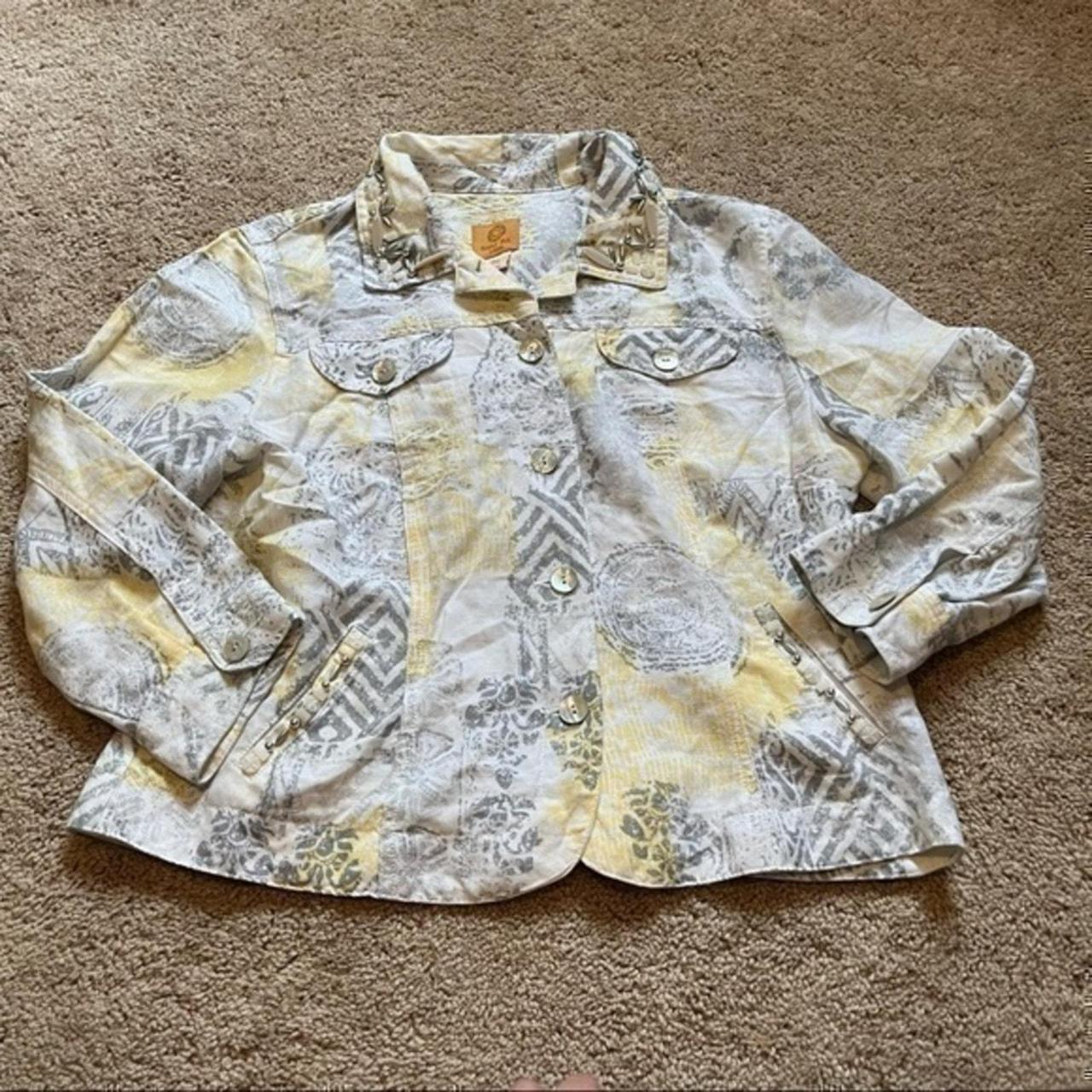 Ruby Rd. Women's Jacket - Yellow/Green - 12 – Rub… - image 2