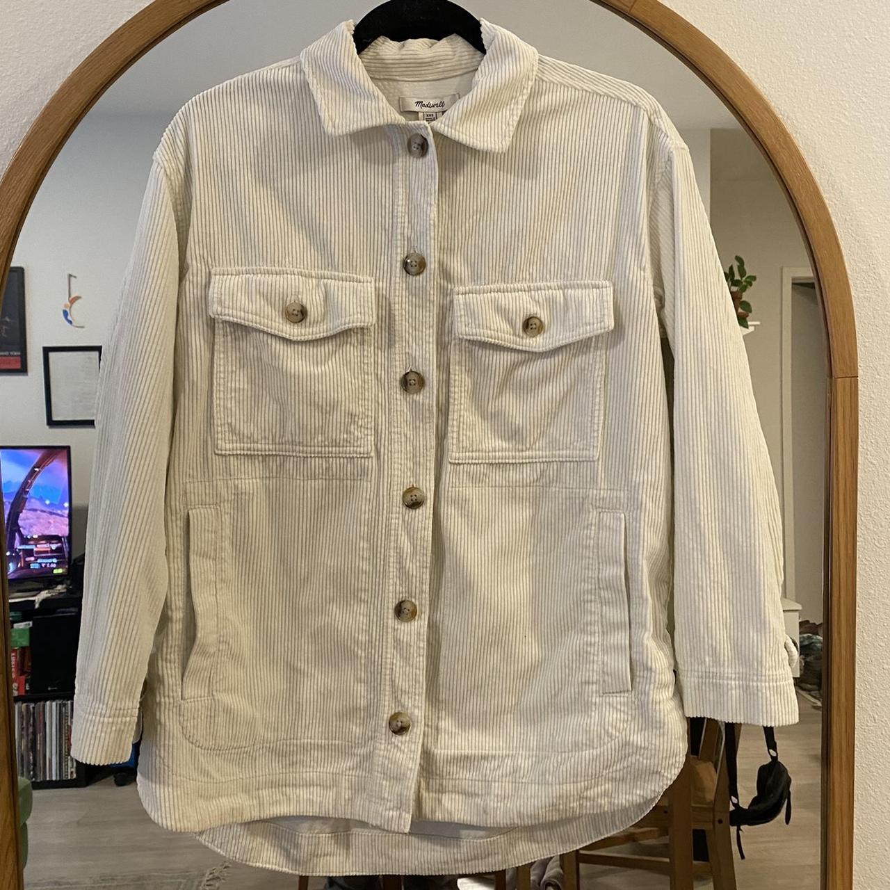 Madewell Women's White Shirt | Depop