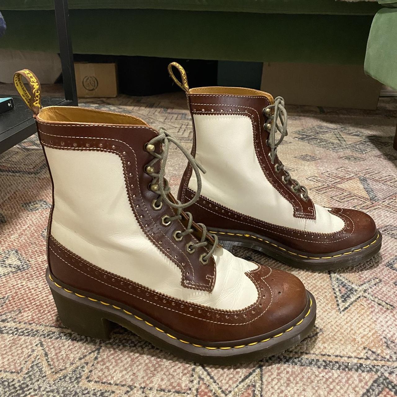 Dr. Martens Women's Brown and White Boots (2)