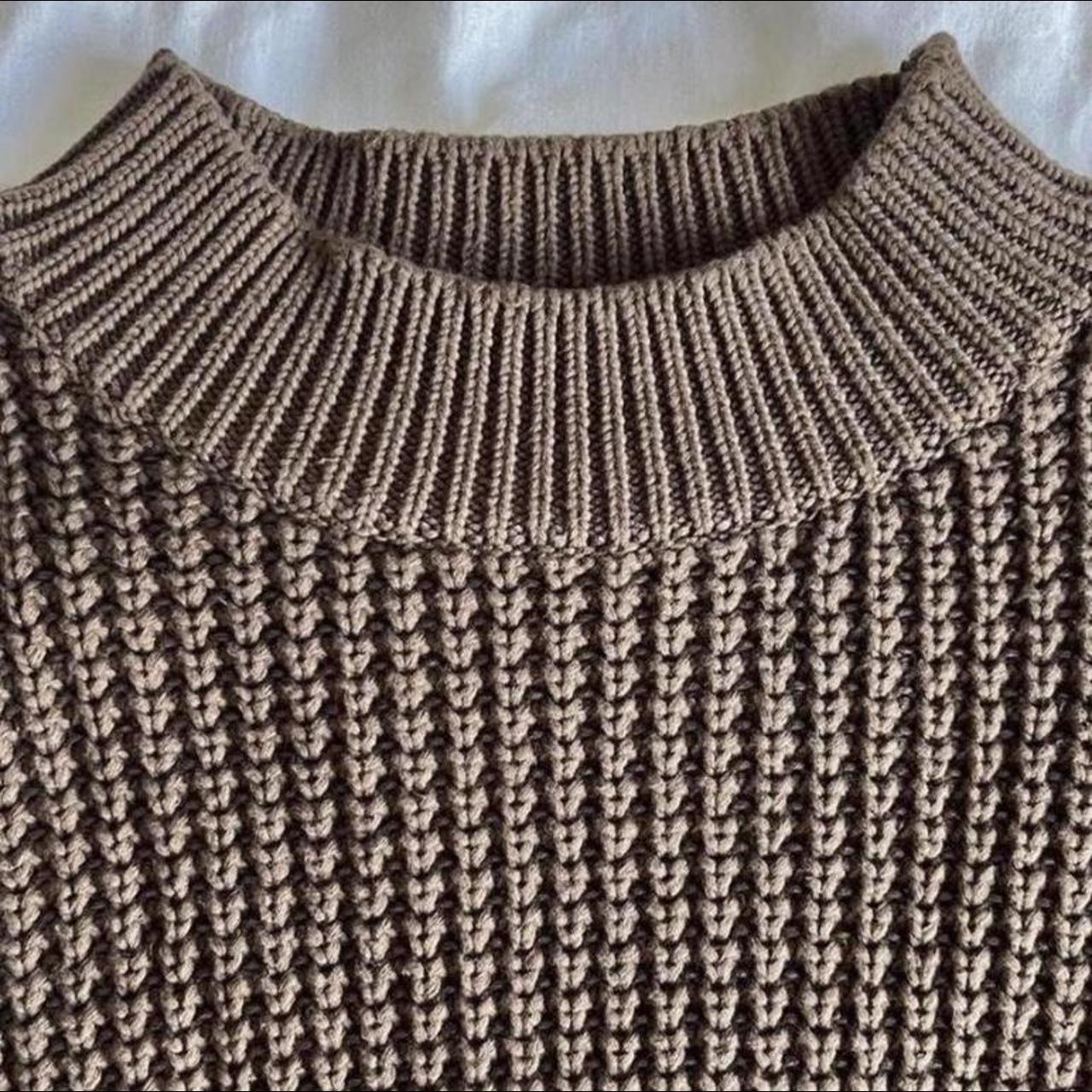 AIME LEON DORE MOCKNECK WAFFLE KNIT JUMPER Size -... - Depop