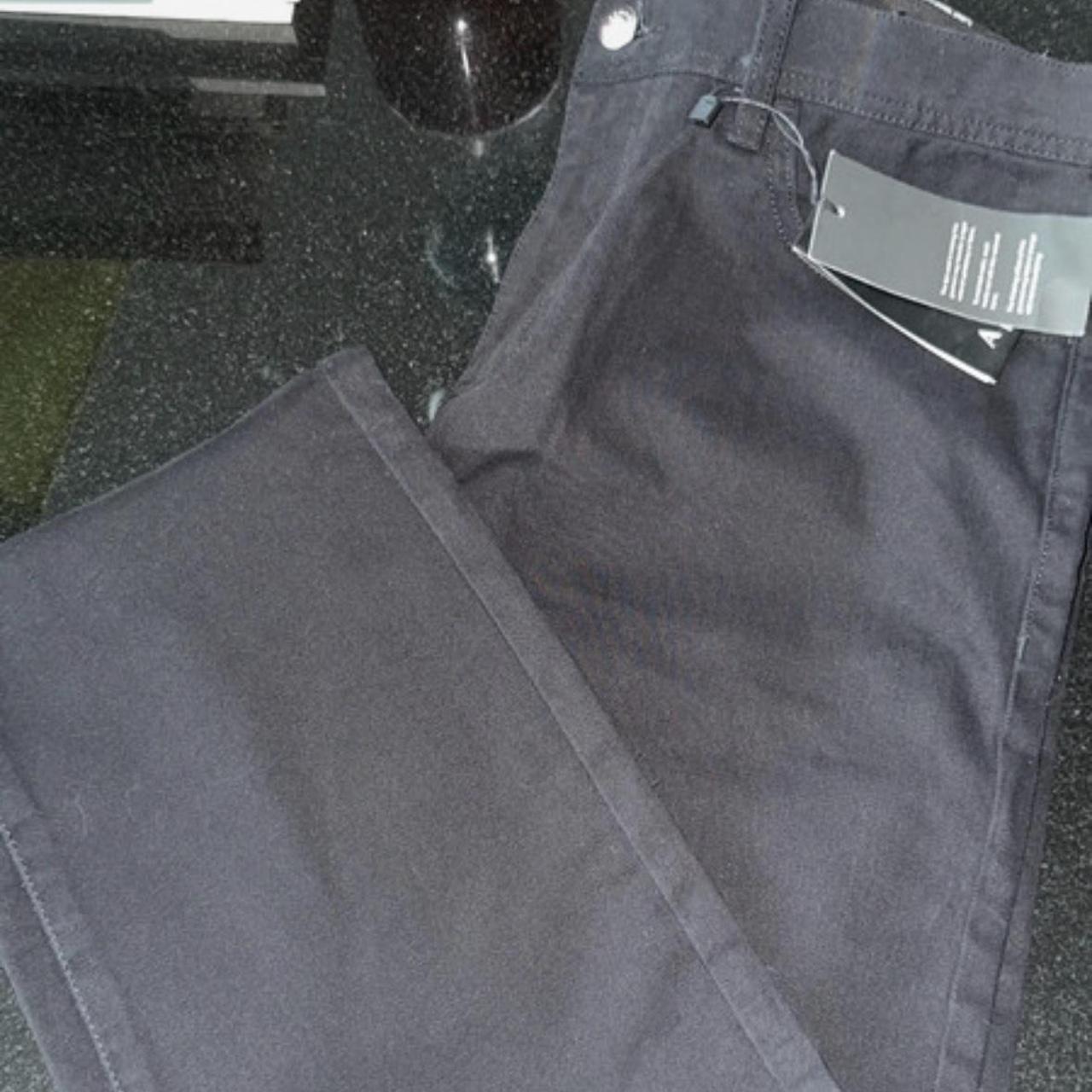 Armani Exchange Men's Black Jeans Depop