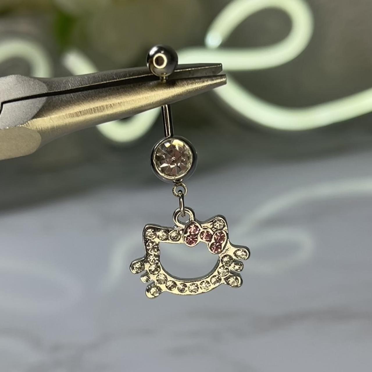 Belly Ring - Hello Kitty Dangling Belly Ring