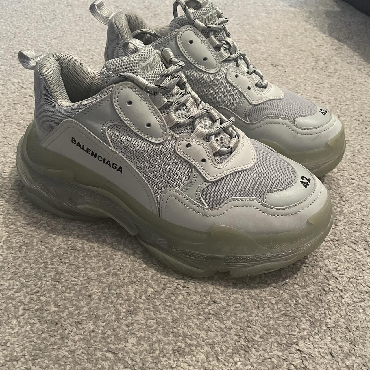 balenciaga shoes grey