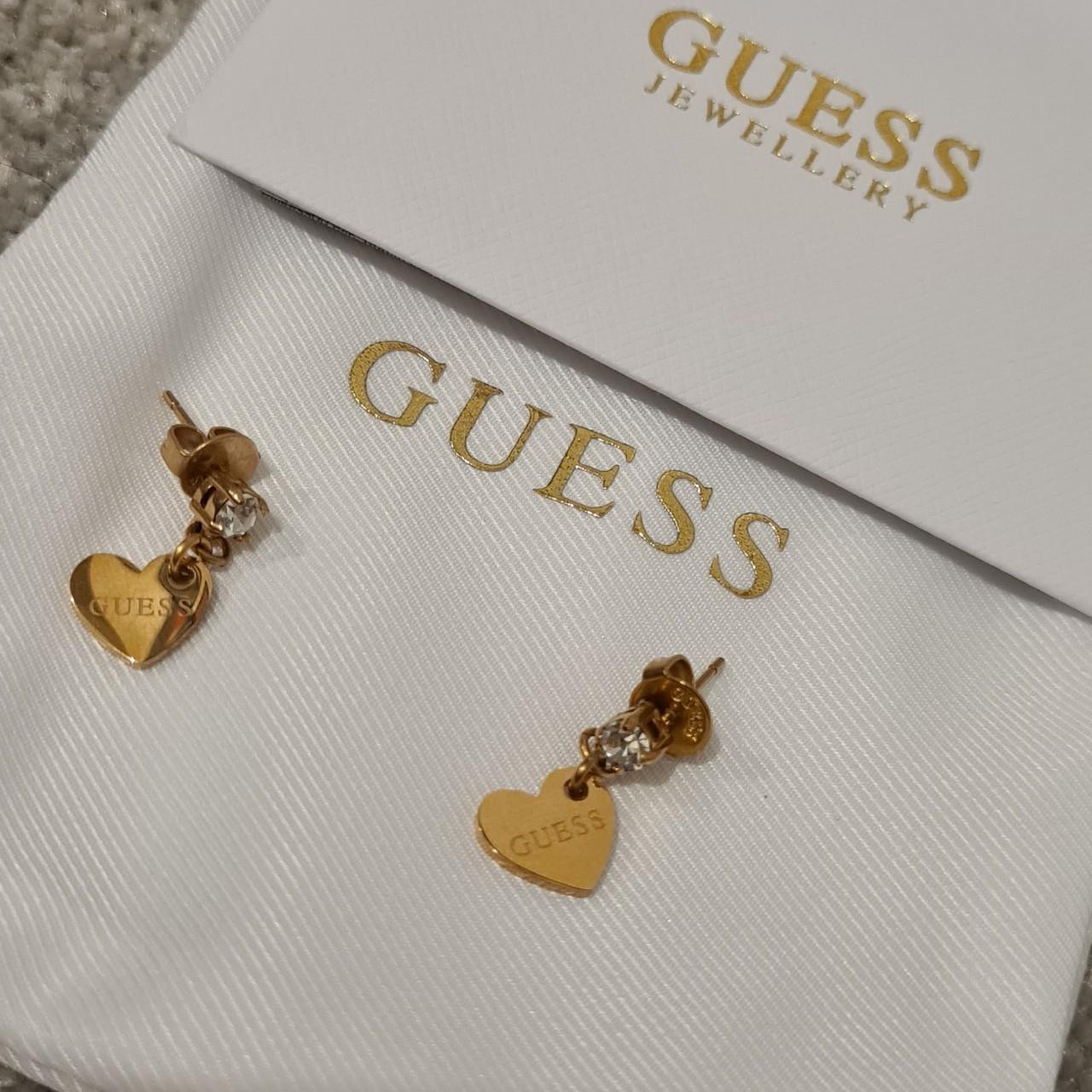 guess rose gold sneakers