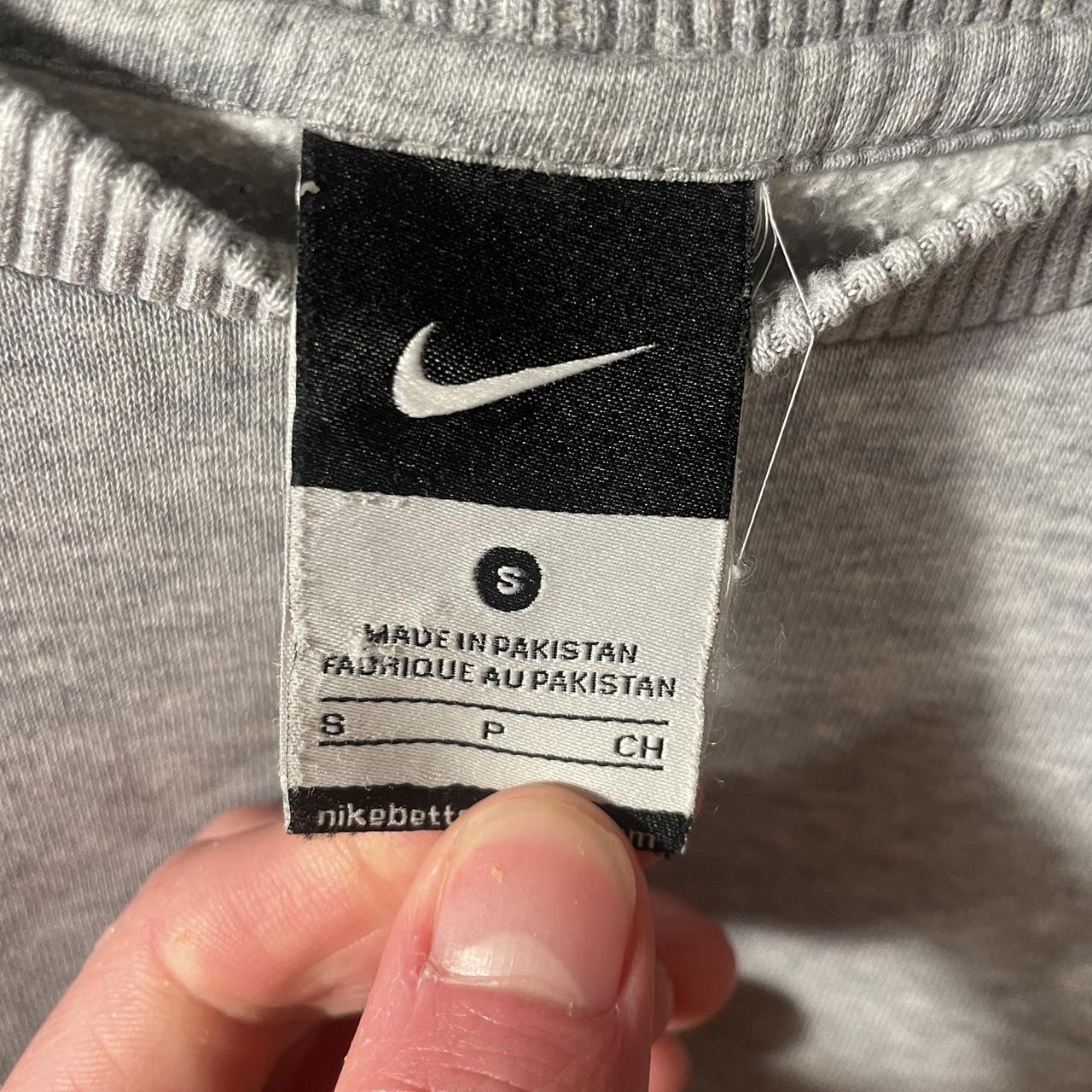 Nike Men's Grey and White Sweatshirt (3)