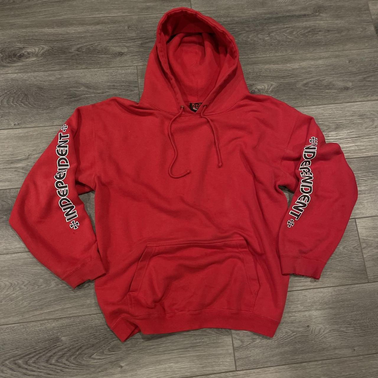 Red sales independent hoodie